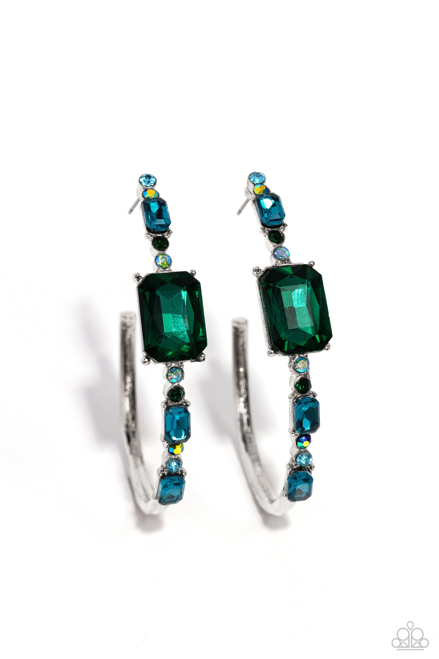 Elite Ensemble Green Earrings - Jewelry by Bretta