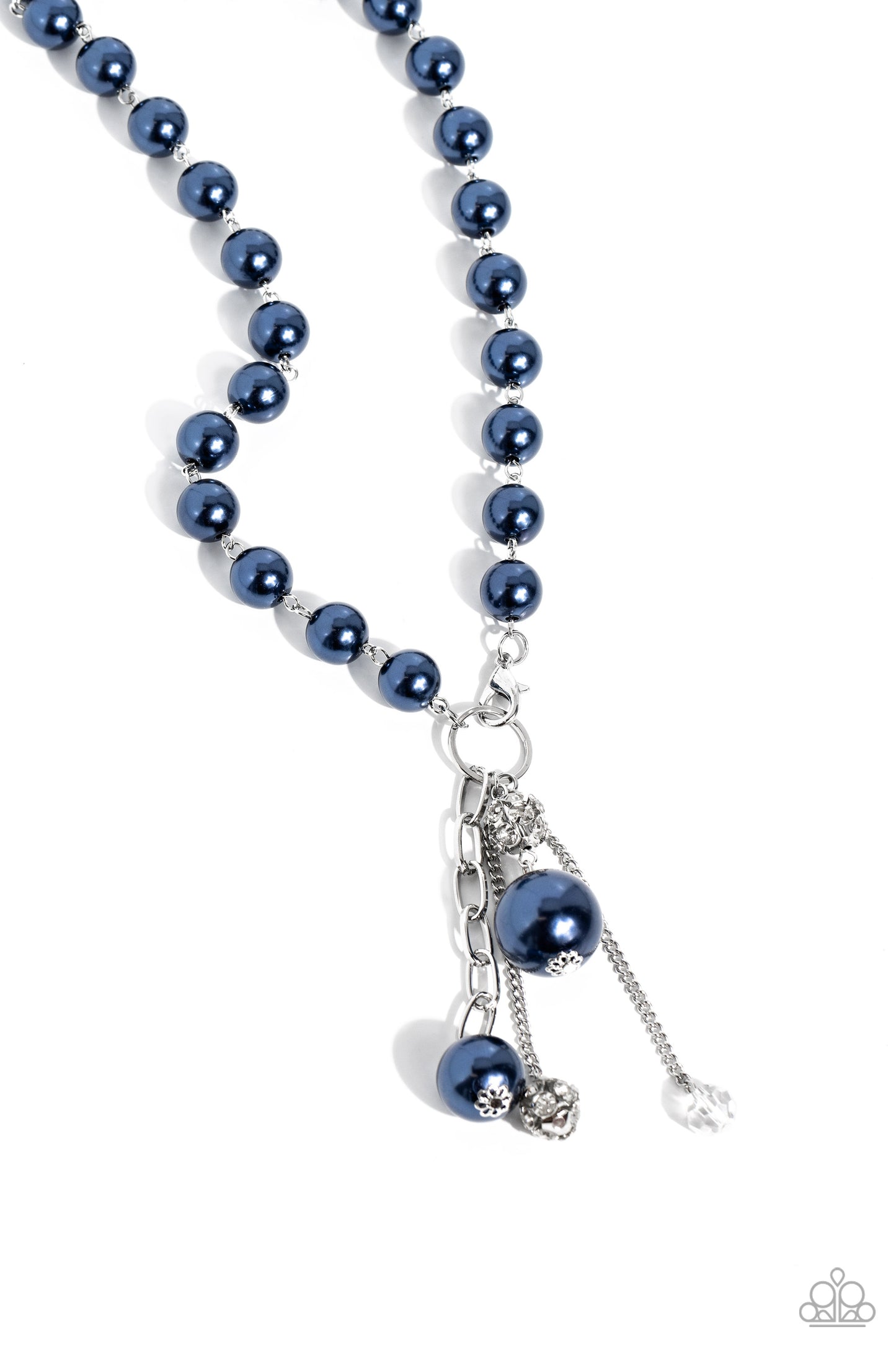 White Collar Welcome Blue Necklace - Jewelry by Bretta