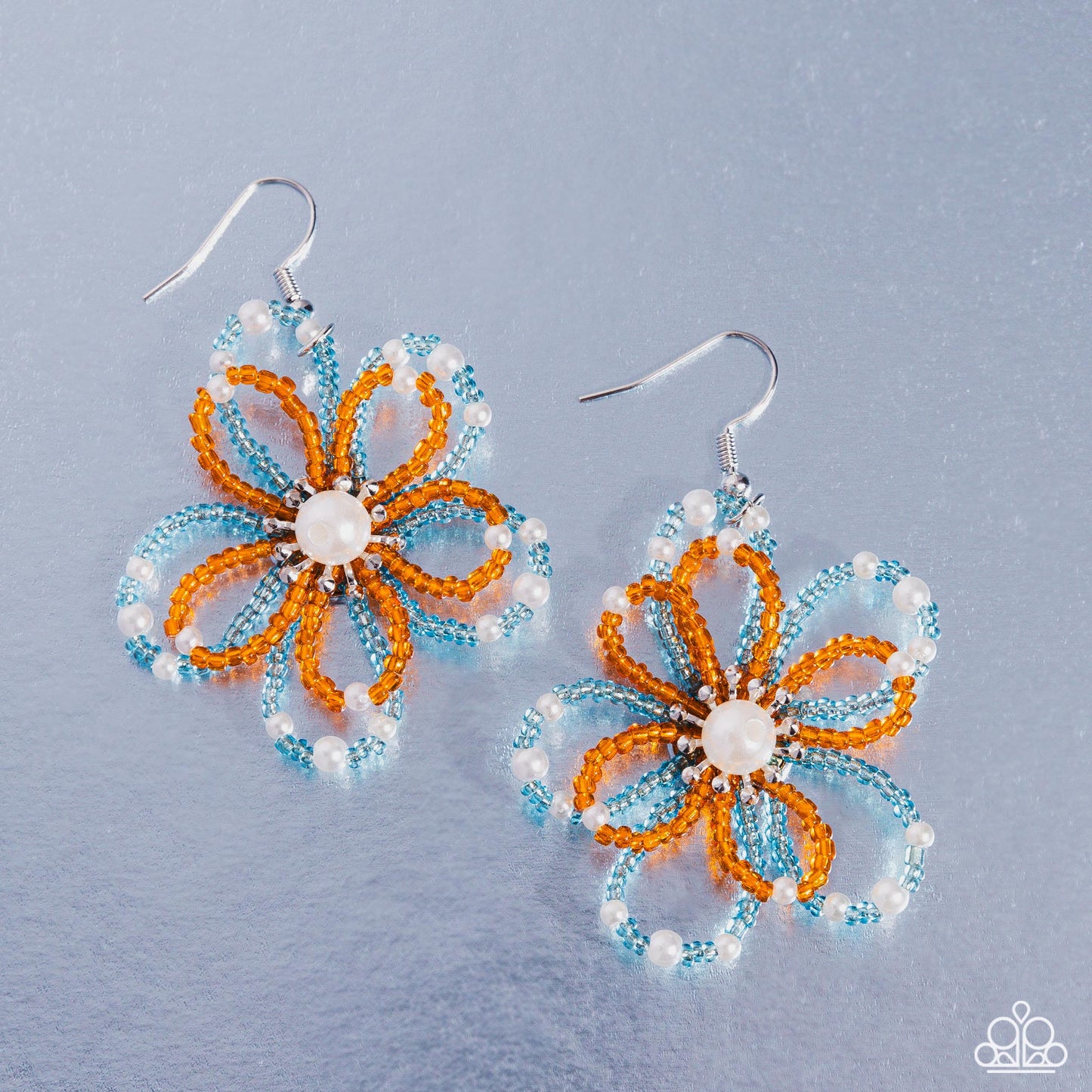 PEARL Crush Orange Earrings - Jewelry by Bretta