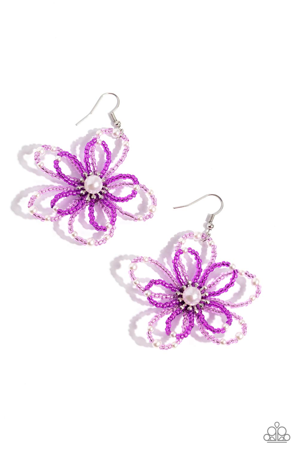PEARL Crush Purple Earrings - Jewelry by Bretta