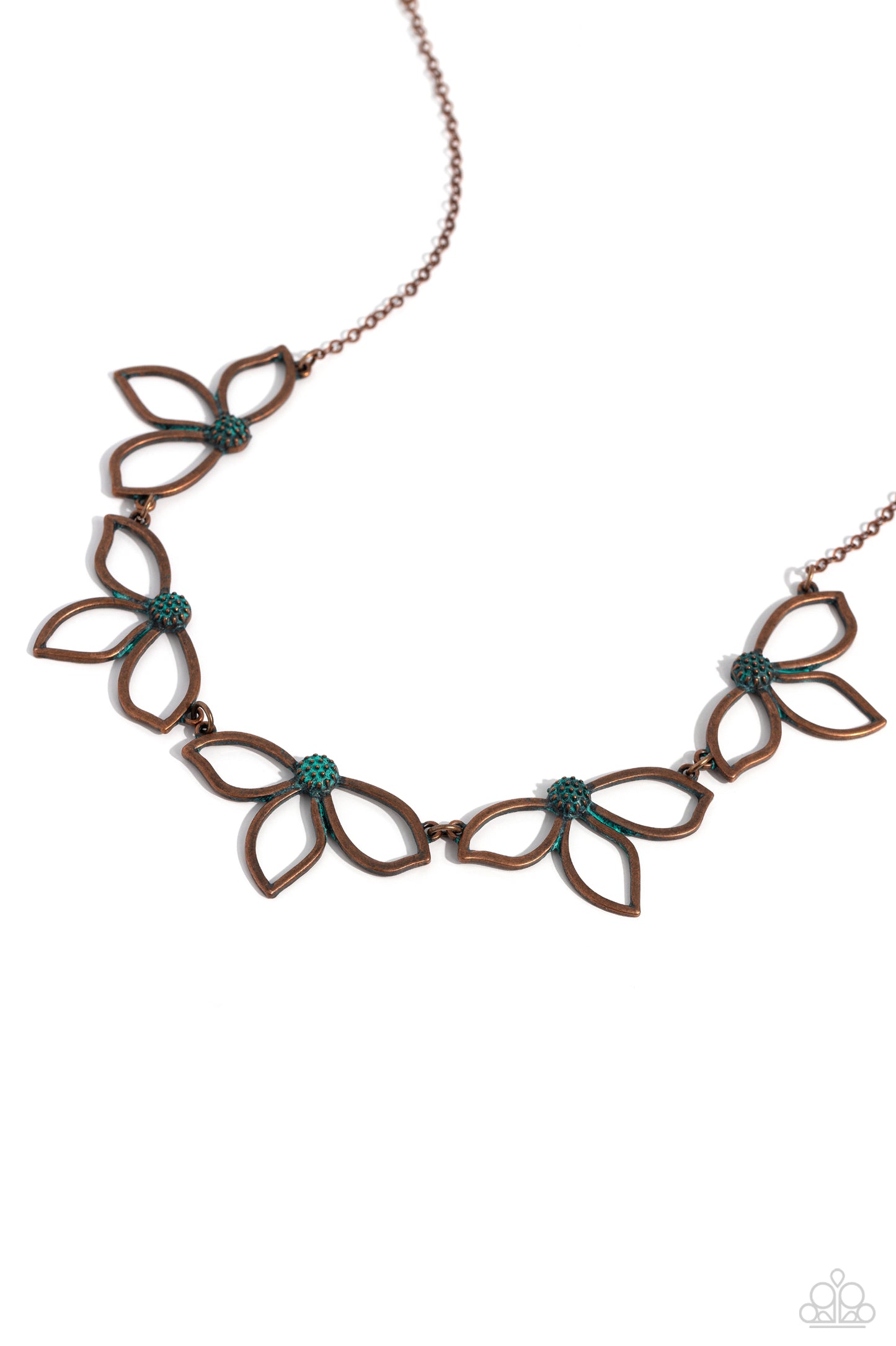 Petal Pageantry Copper Necklace - Jewelry by Bretta