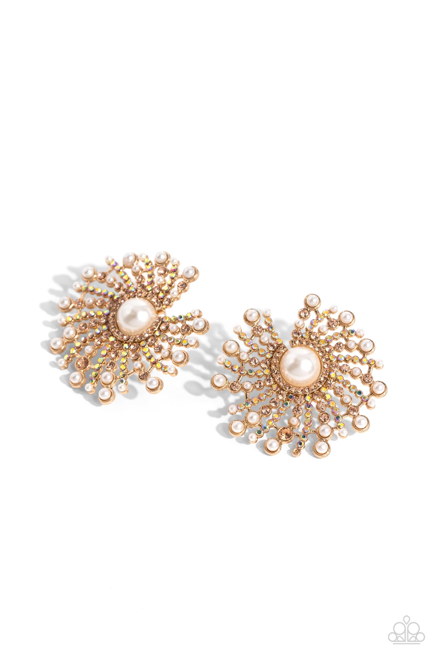 Fancy Fireworks Gold Earrings - Jewelry by Bretta