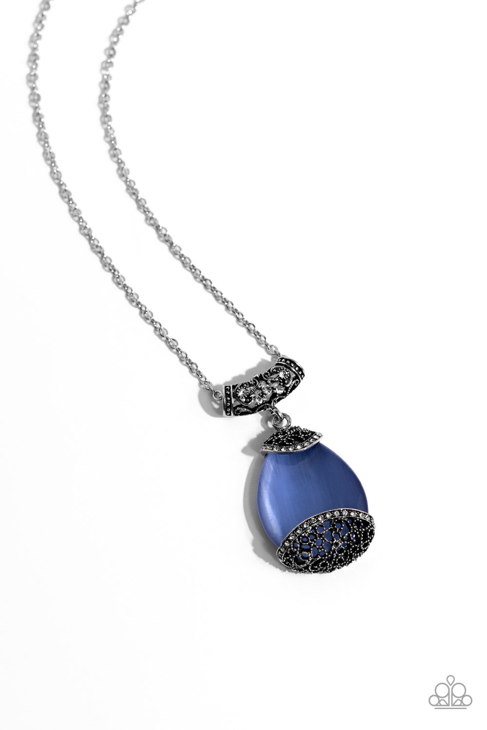 Hypnotic Headliner Blue Necklace - Jewelry by Bretta