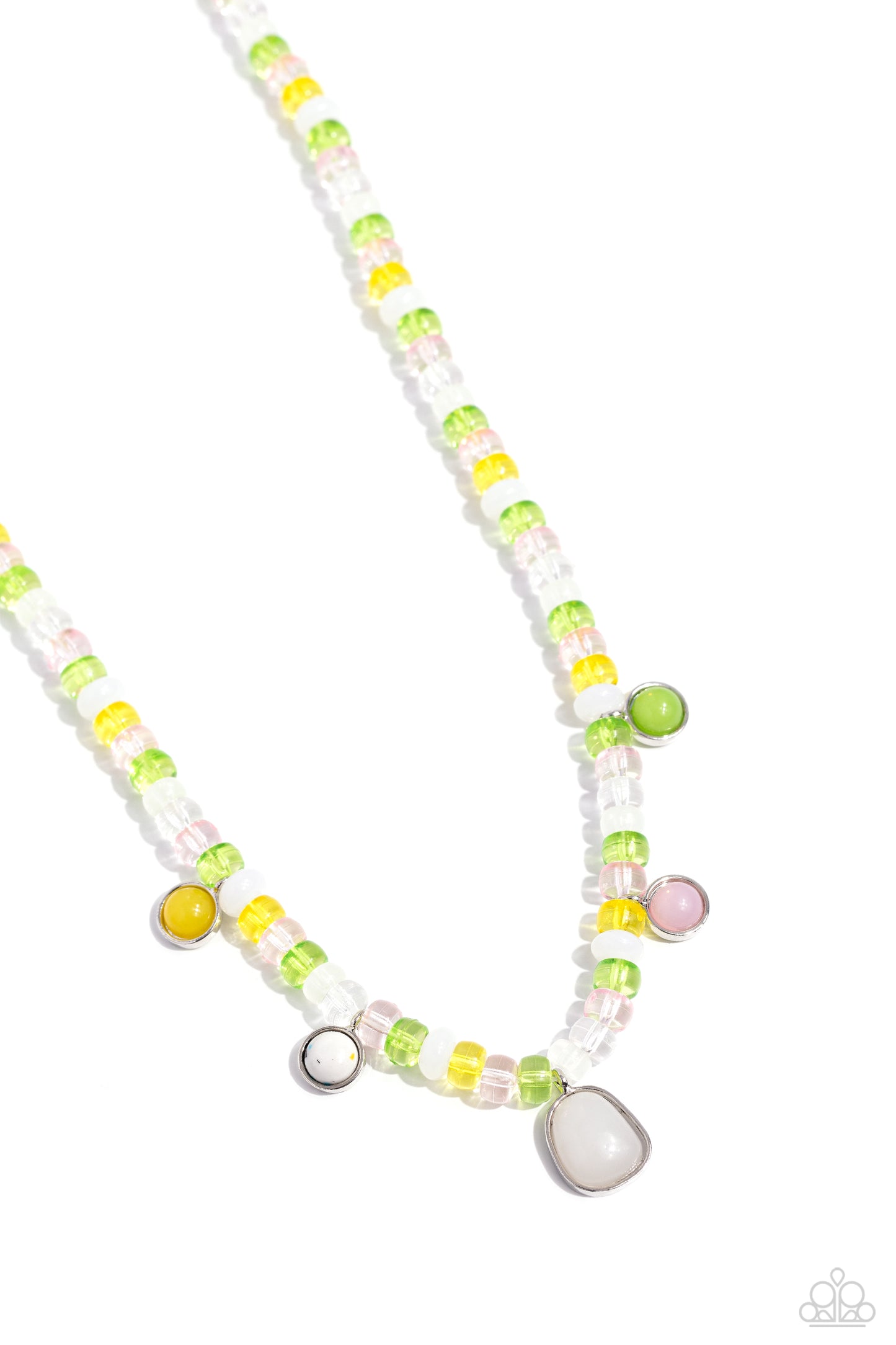 Colorfully California White Necklace - Jewelry by Bretta