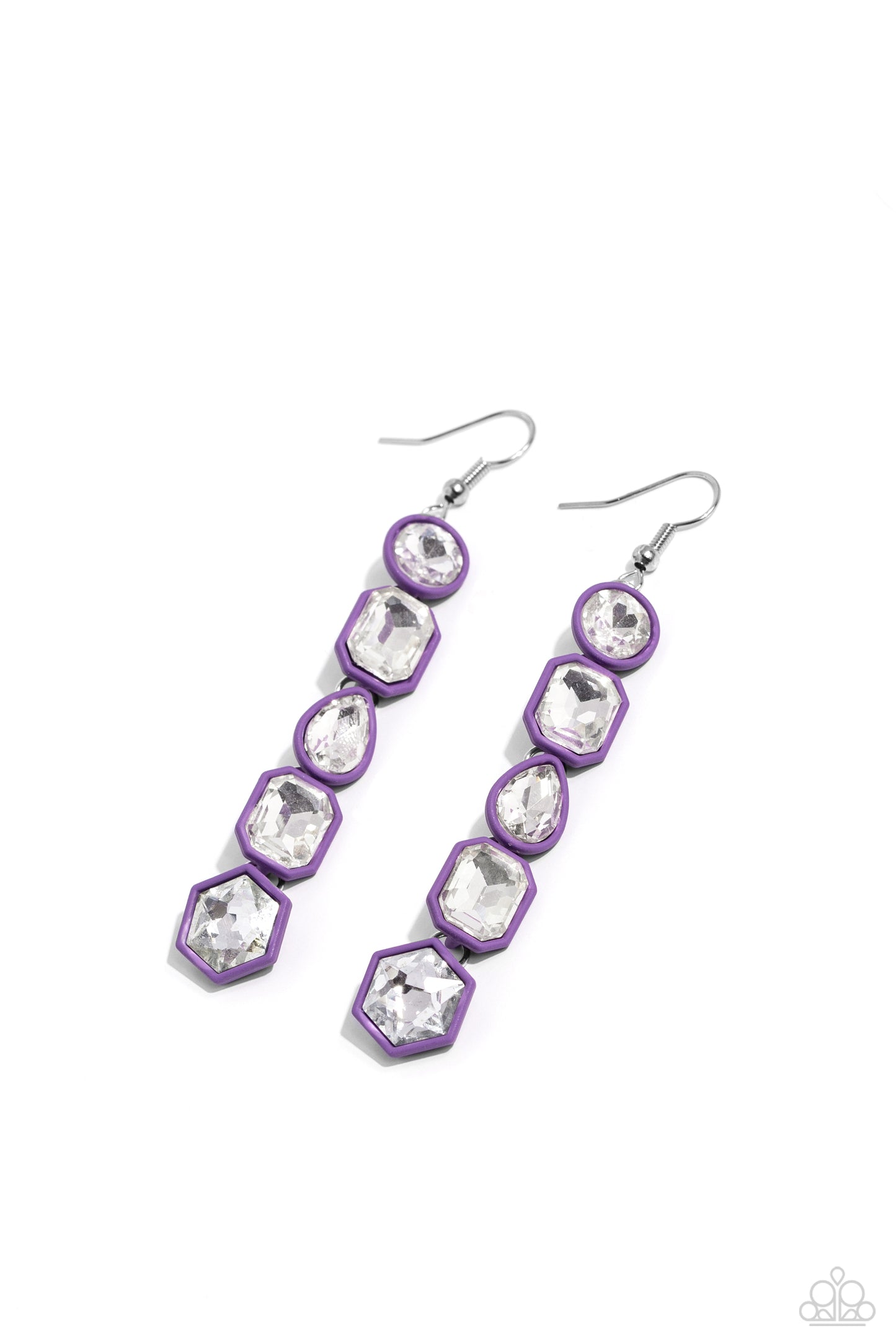 Developing Dignity Purple Earrings - Jewelry by Bretta
