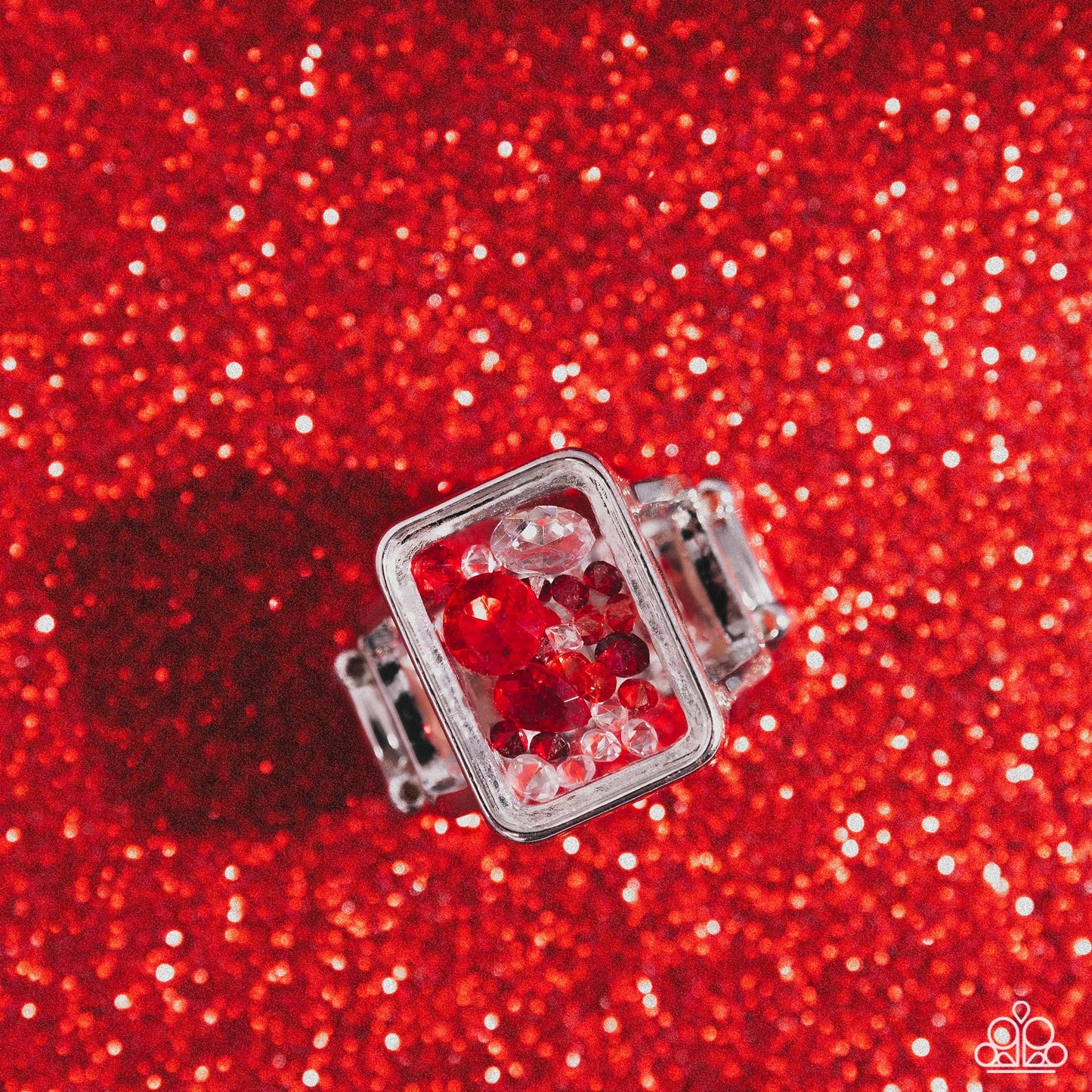 Encased Envy Red Ring - Jewelry by Bretta