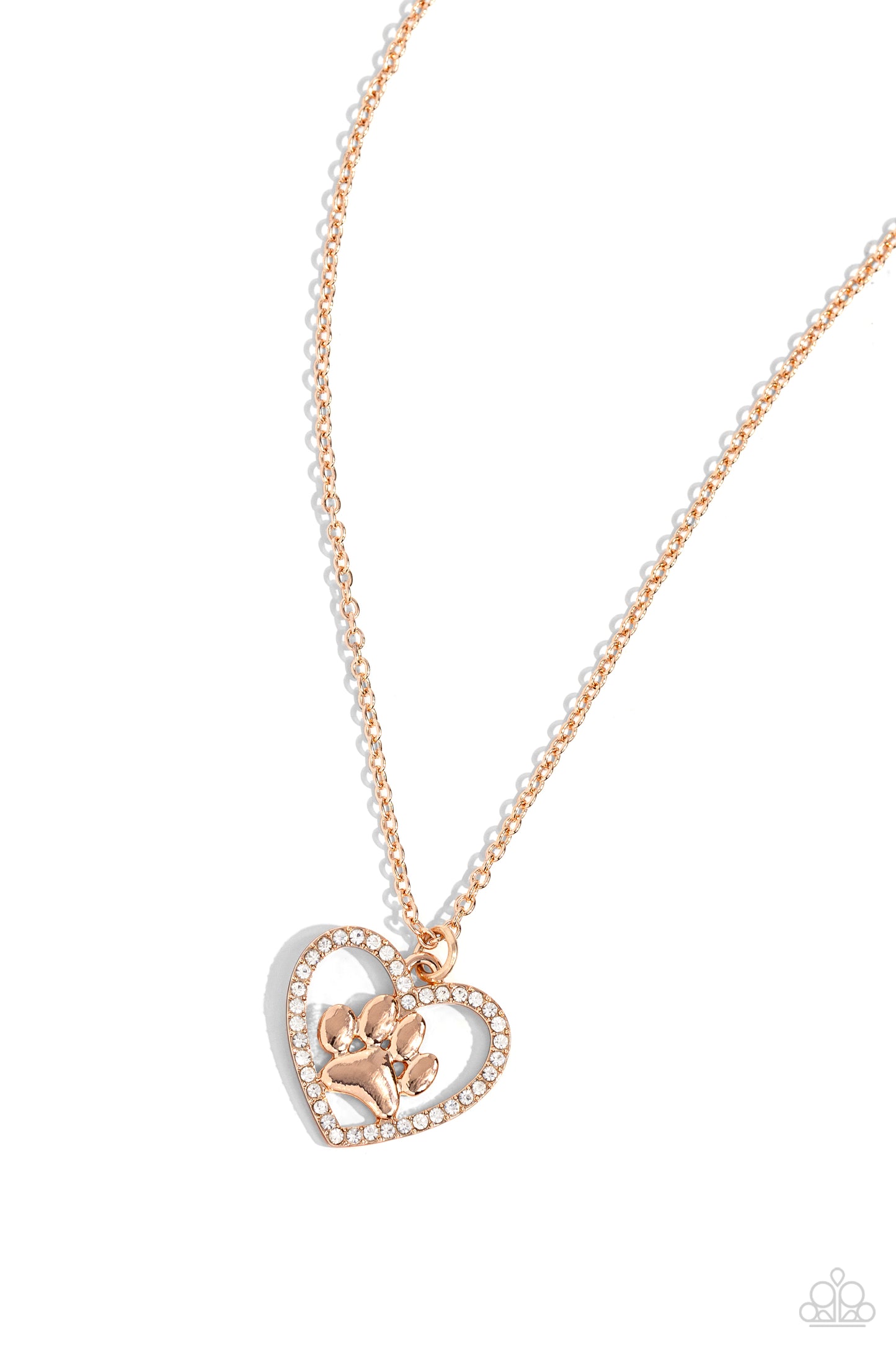 PET in Motion Rose Gold Pet Necklace - Jewelry by Bretta