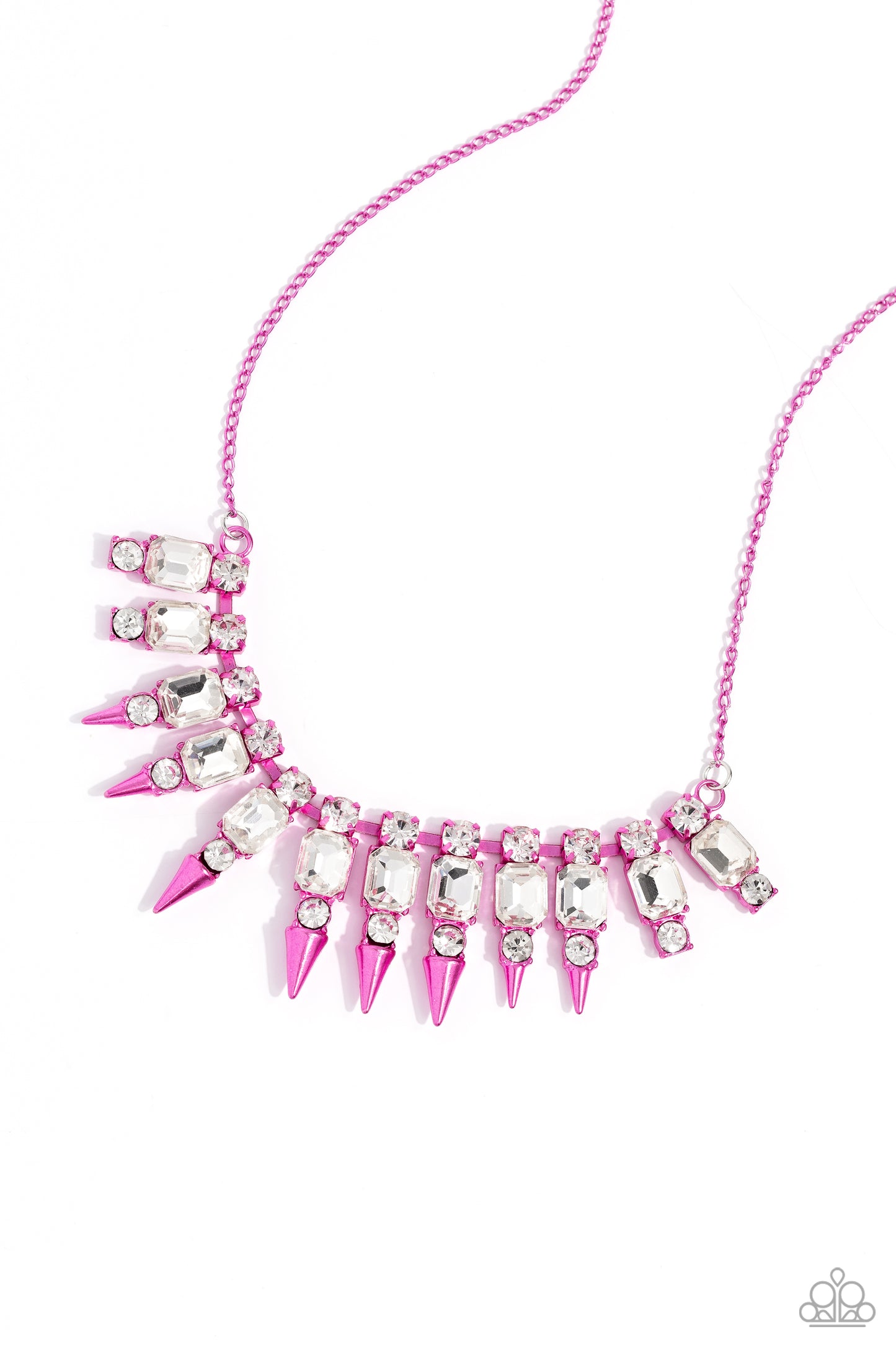 Punk Passion Pink Necklace - Jewelry by Bretta