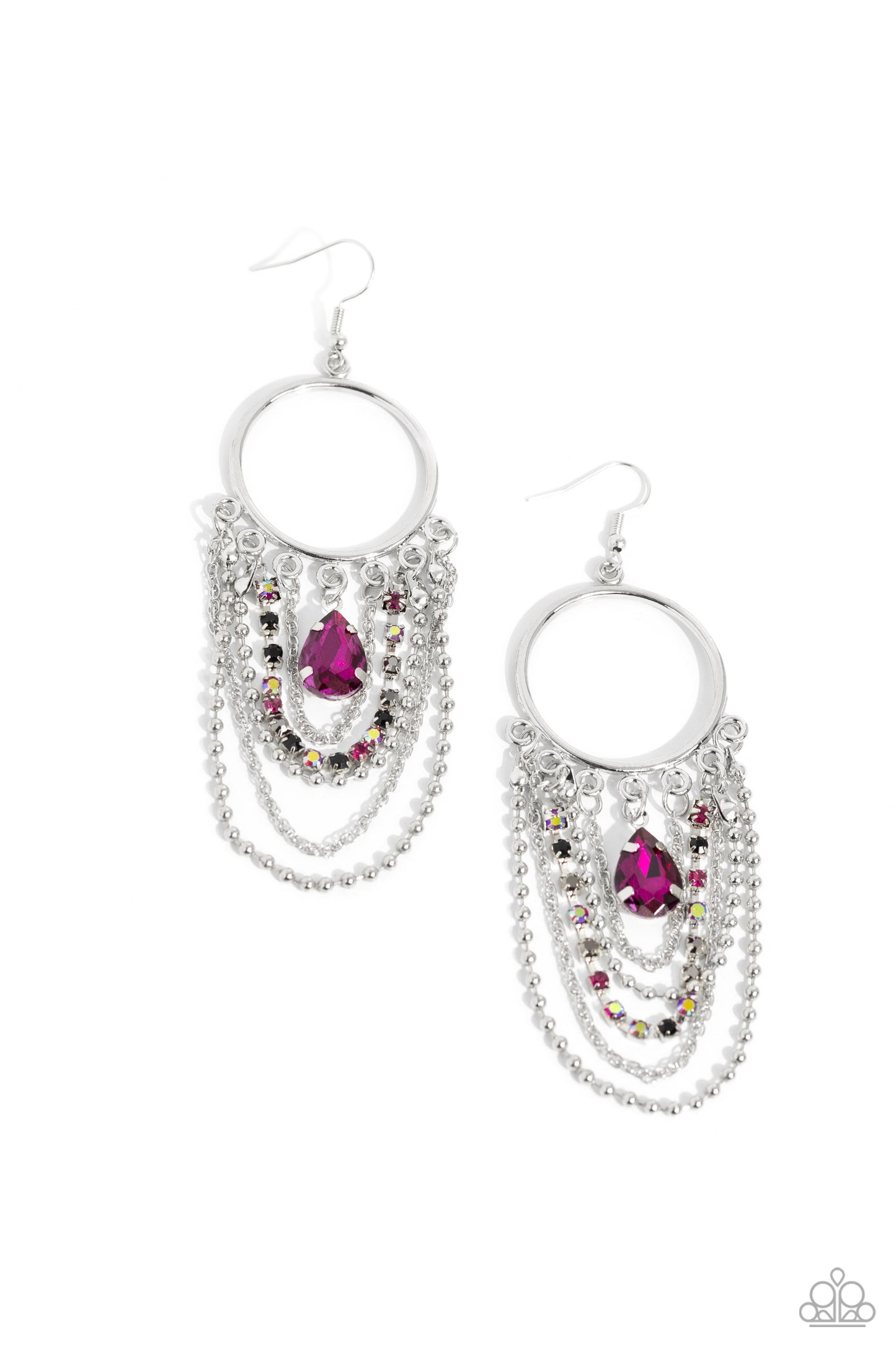 Cascading Clash Multi Earrings - Jewelry by Bretta