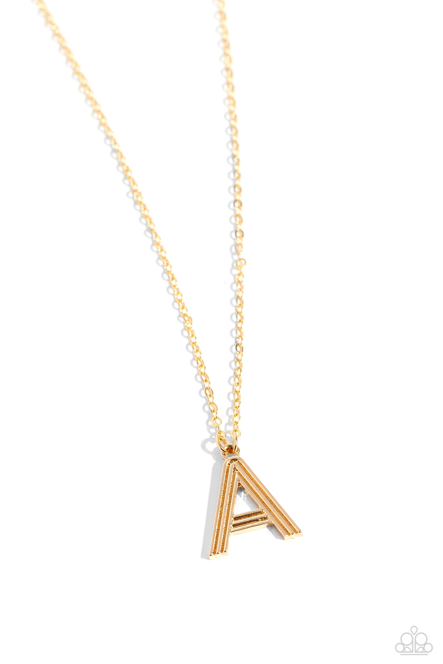 Leave Your Initials - Gold - A Necklace - Jewelry by Bretta