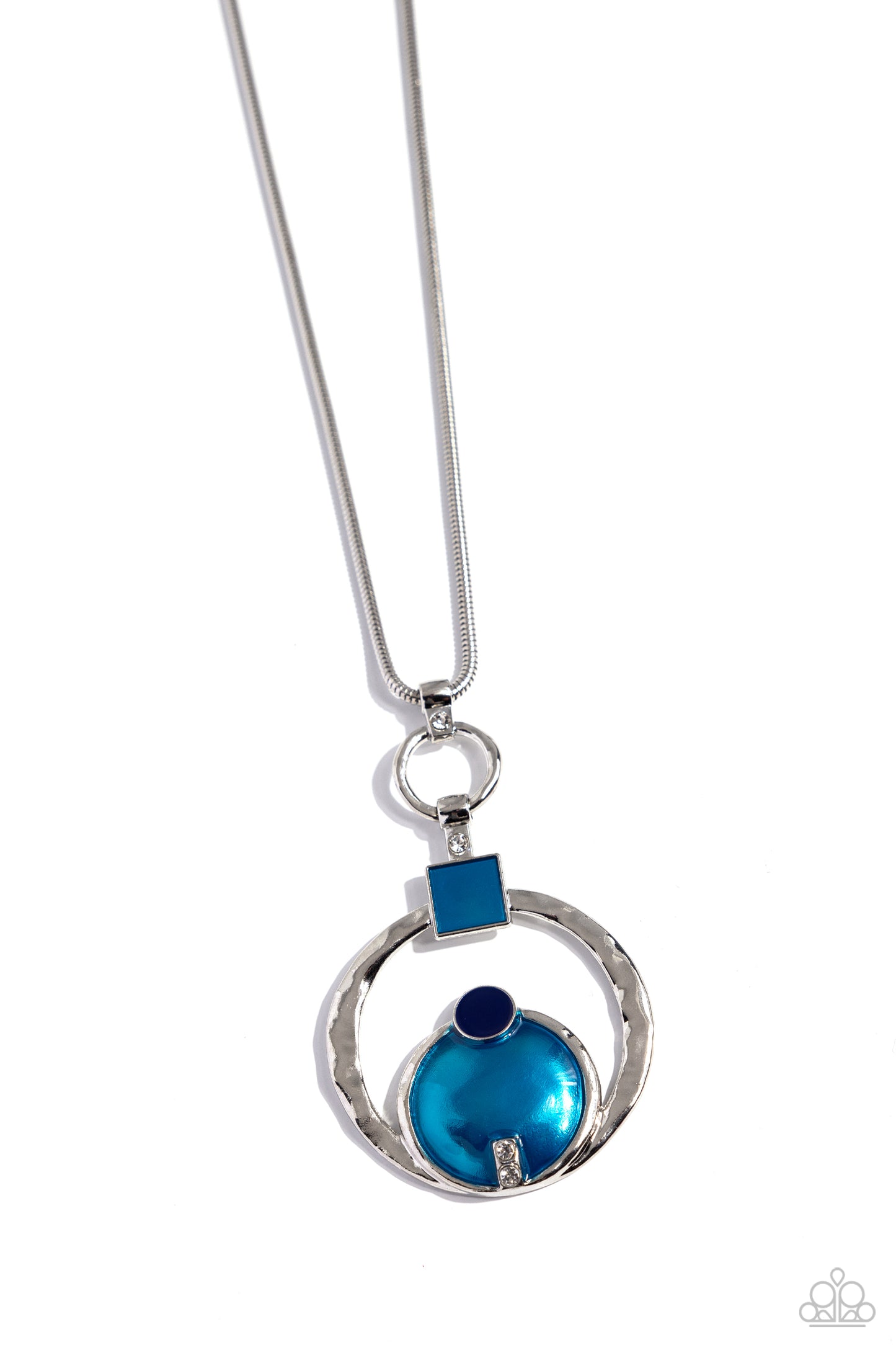 Tastefully Transparent Blue Necklace - Jewelry by Bretta