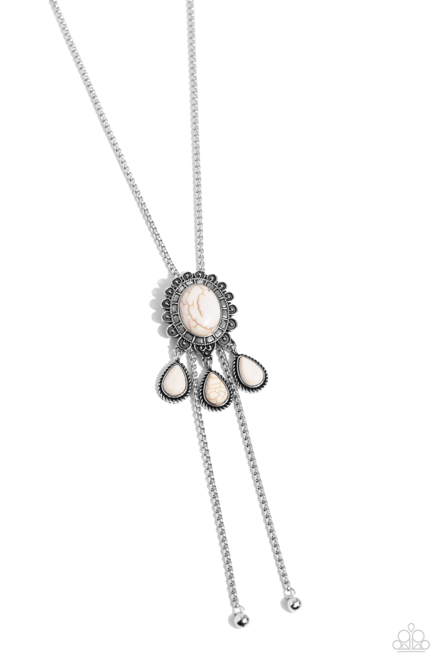 Seize the Serenity White Necklace - Jewelry by Bretta
