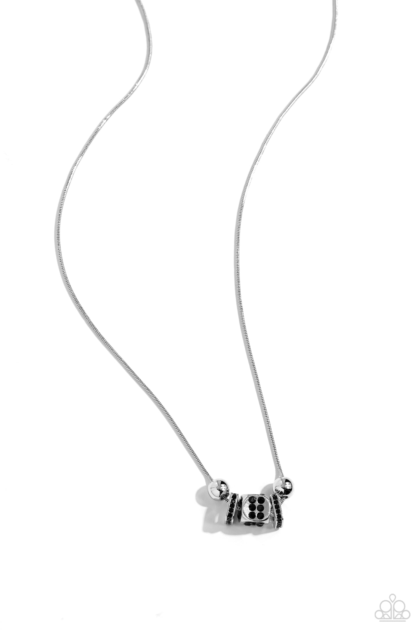 Rolling the Dice Black Necklace - Jewelry by Bretta