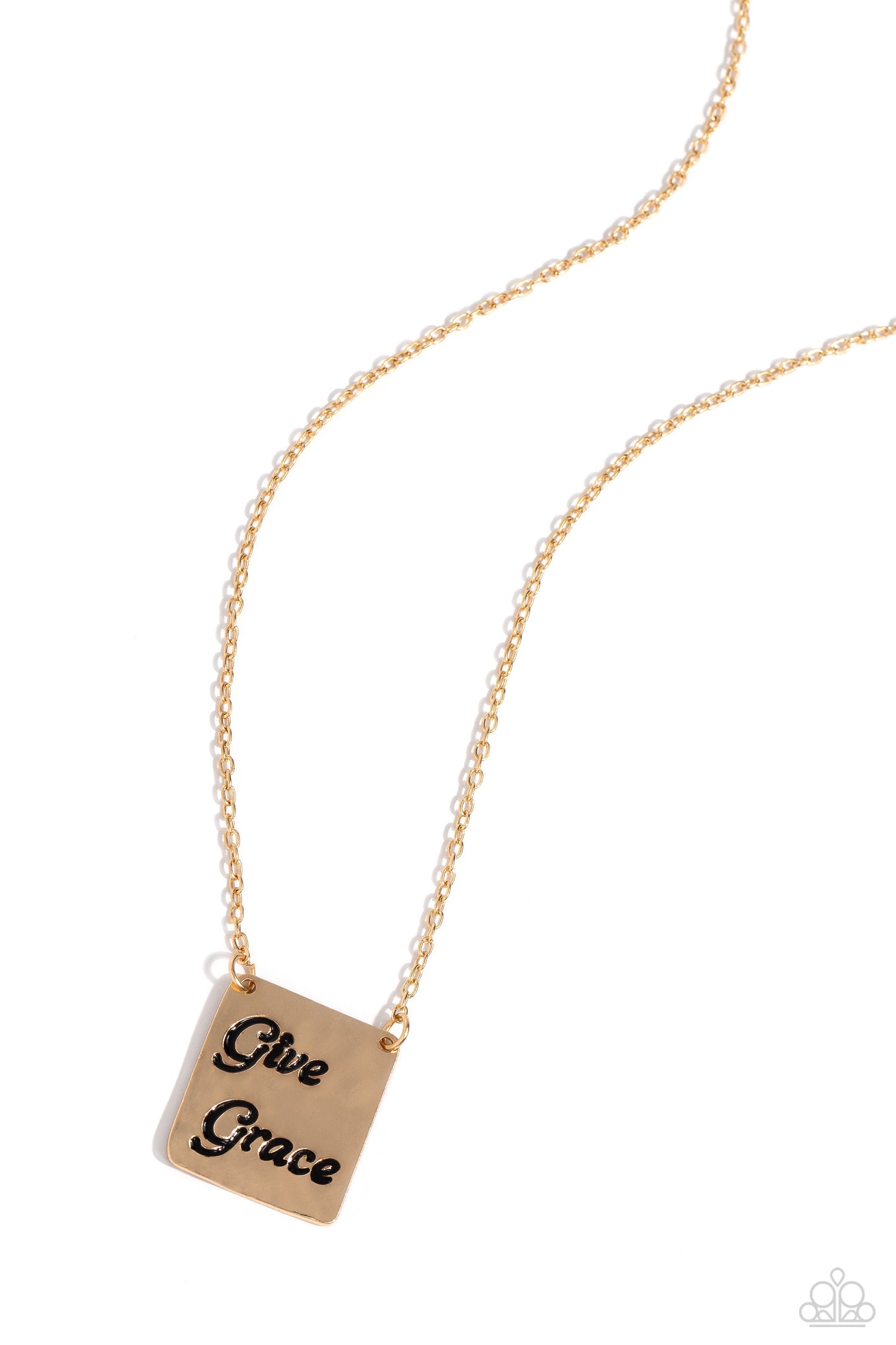 Give Grace Gold Necklace - Jewelry by Bretta