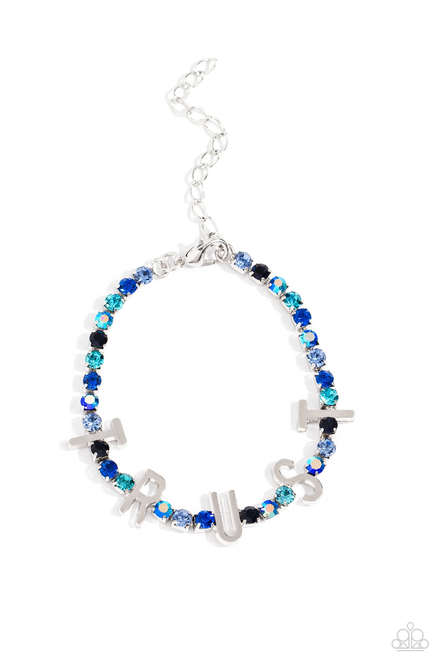 I Will Trust In You Blue Bracelet - Jewelry by Bretta