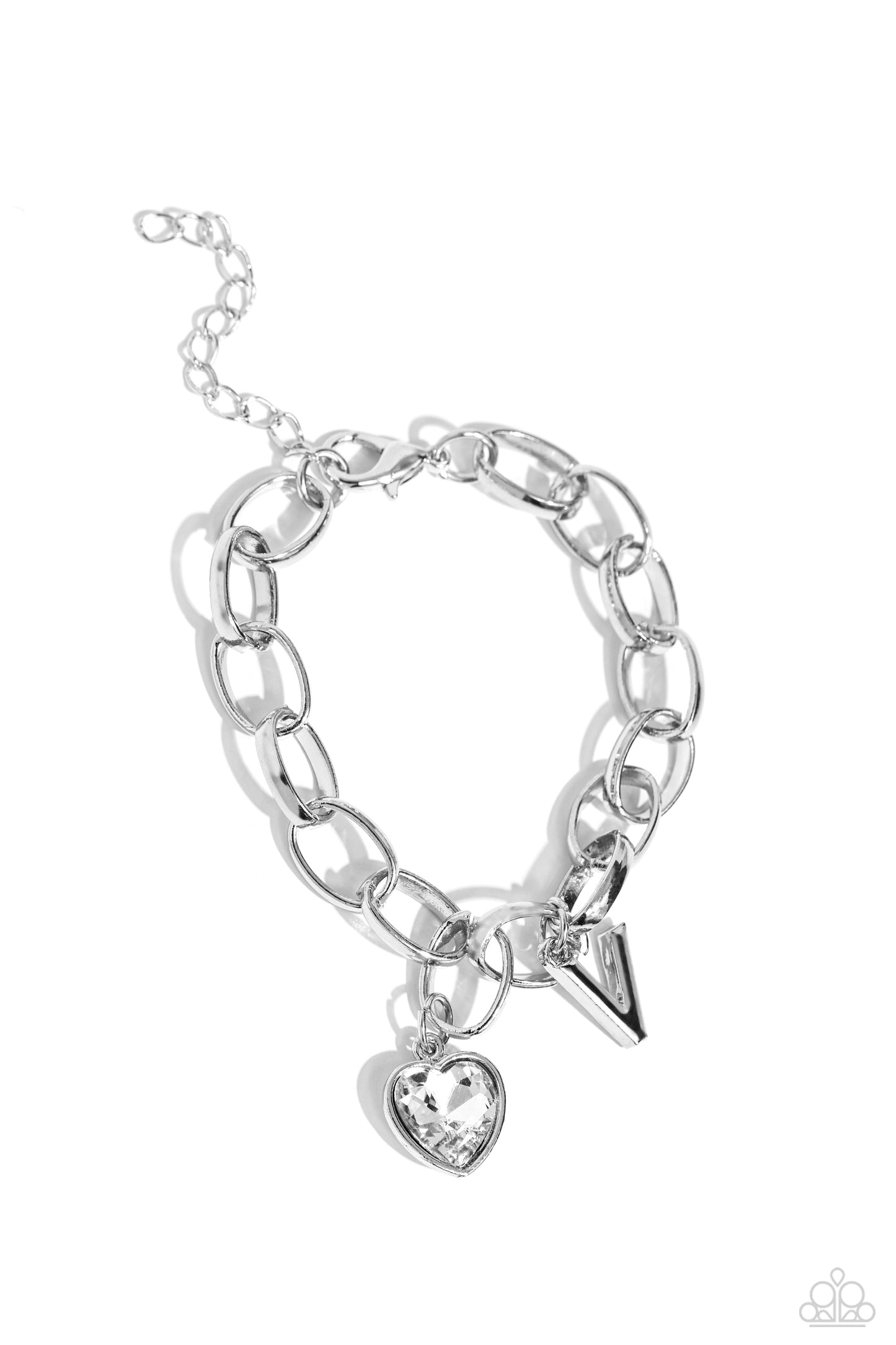 Guess Now Its INITIAL - White - V - Jewelry by Bretta