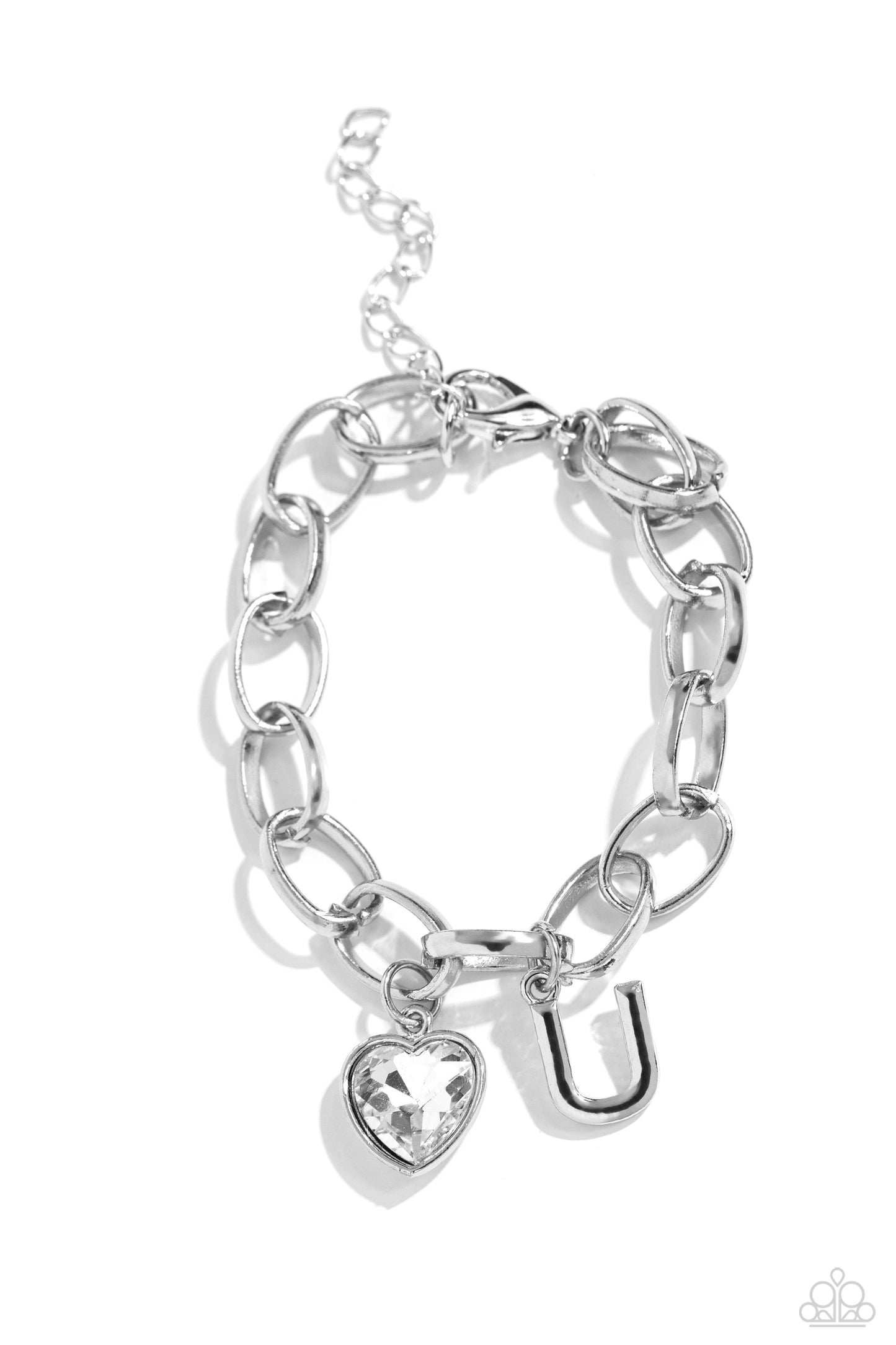 Guess Now Its INITIAL - White - U - Jewelry by Bretta