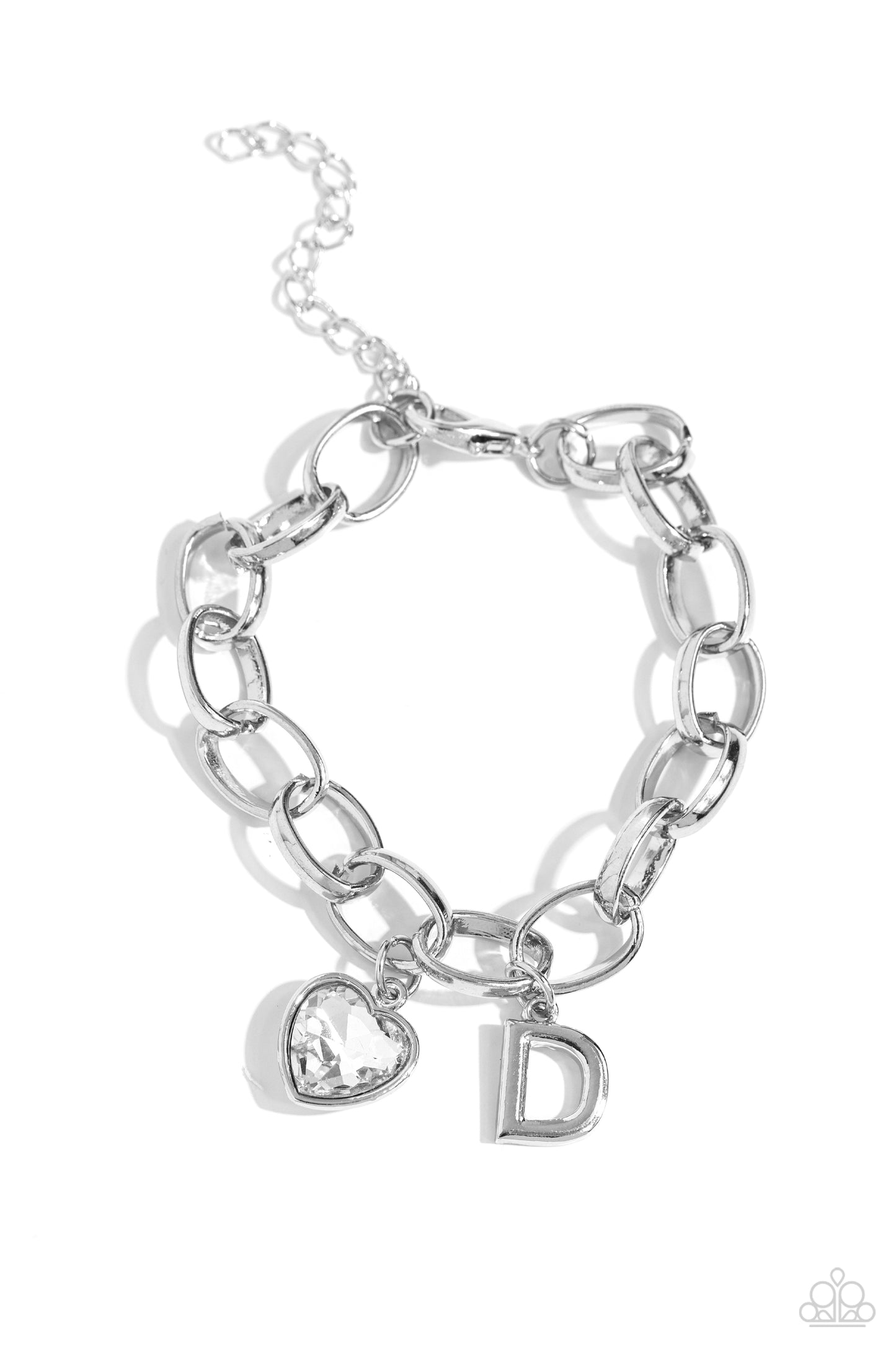 Guess Now Its INITIAL - White - D - Jewelry by Bretta