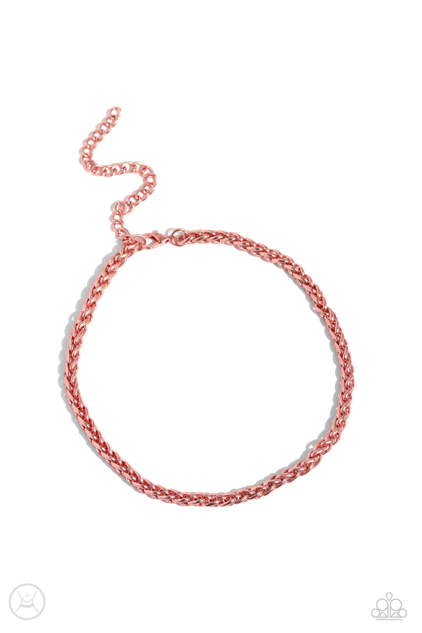 Braided Battalion Pink Necklace - Jewelry by Bretta