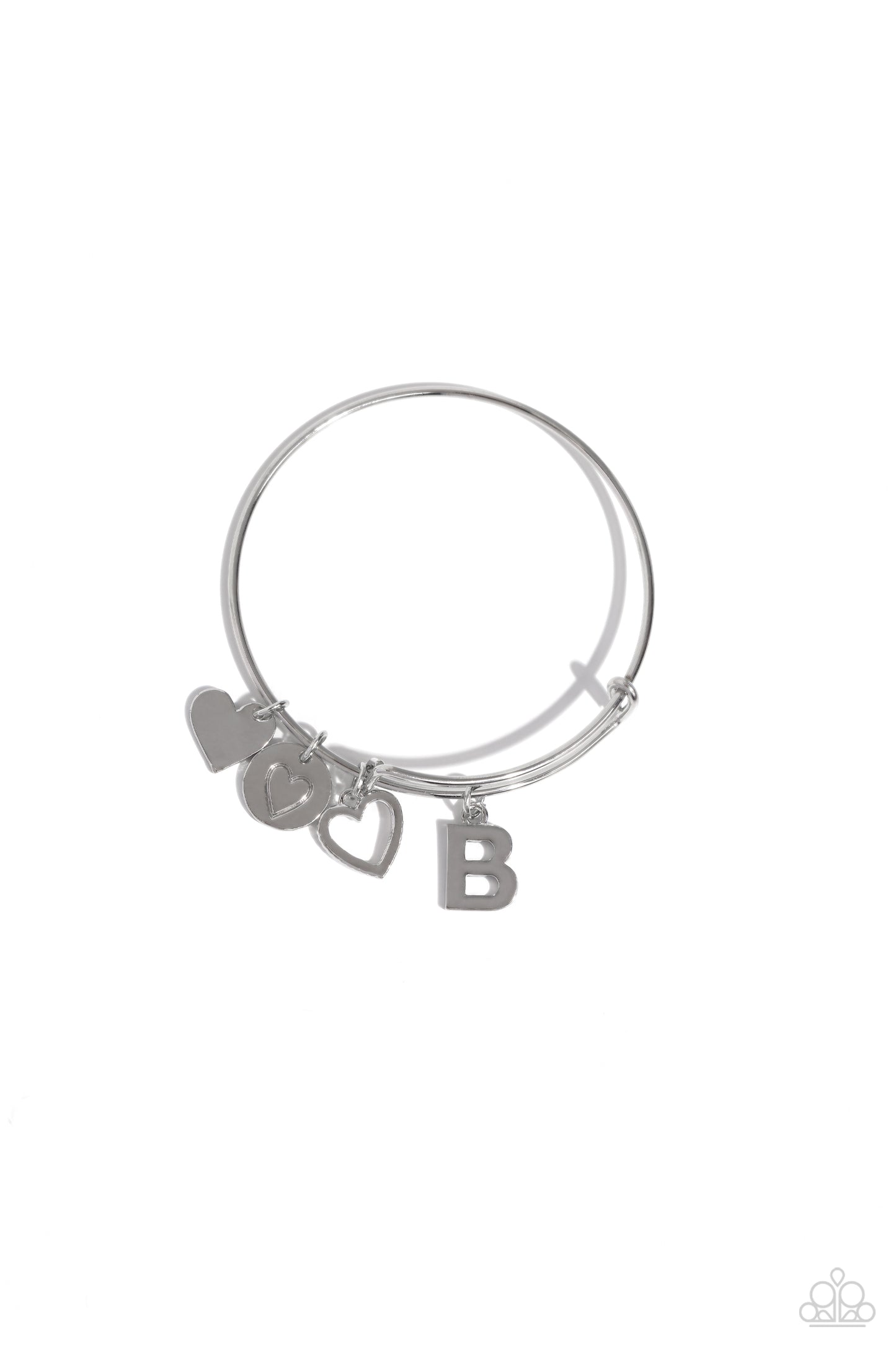 Making It INITIAL - Silver - B Bracelet - Jewelry by Bretta