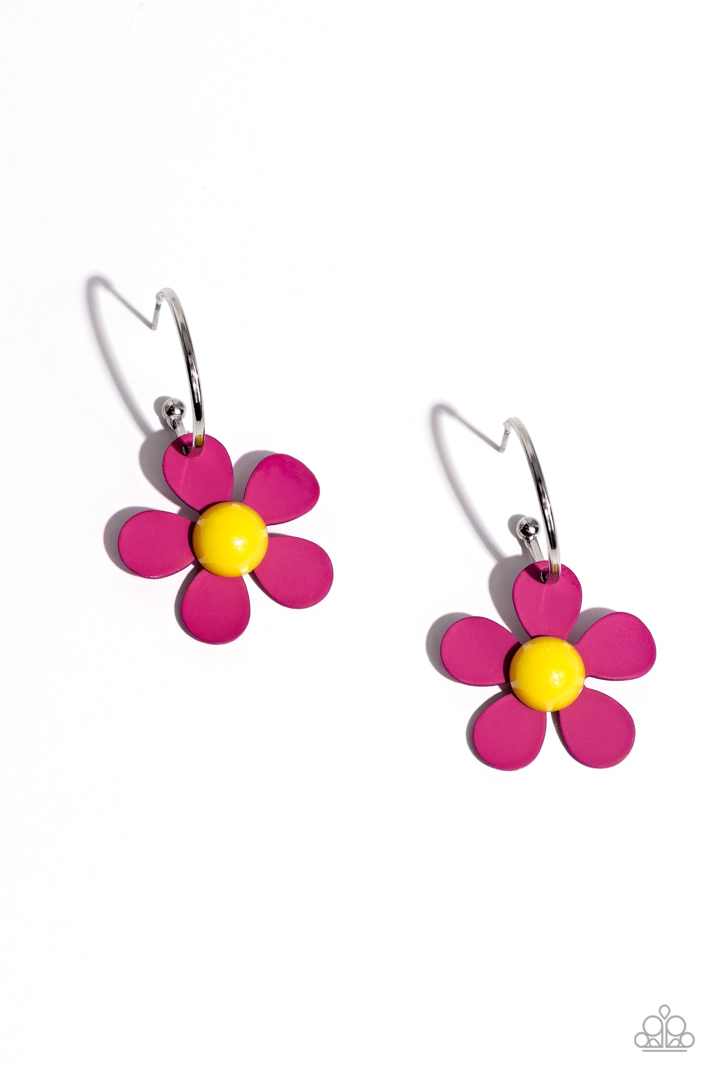 More FLOWER To You! Pink Earrings - Jewelry by Bretta