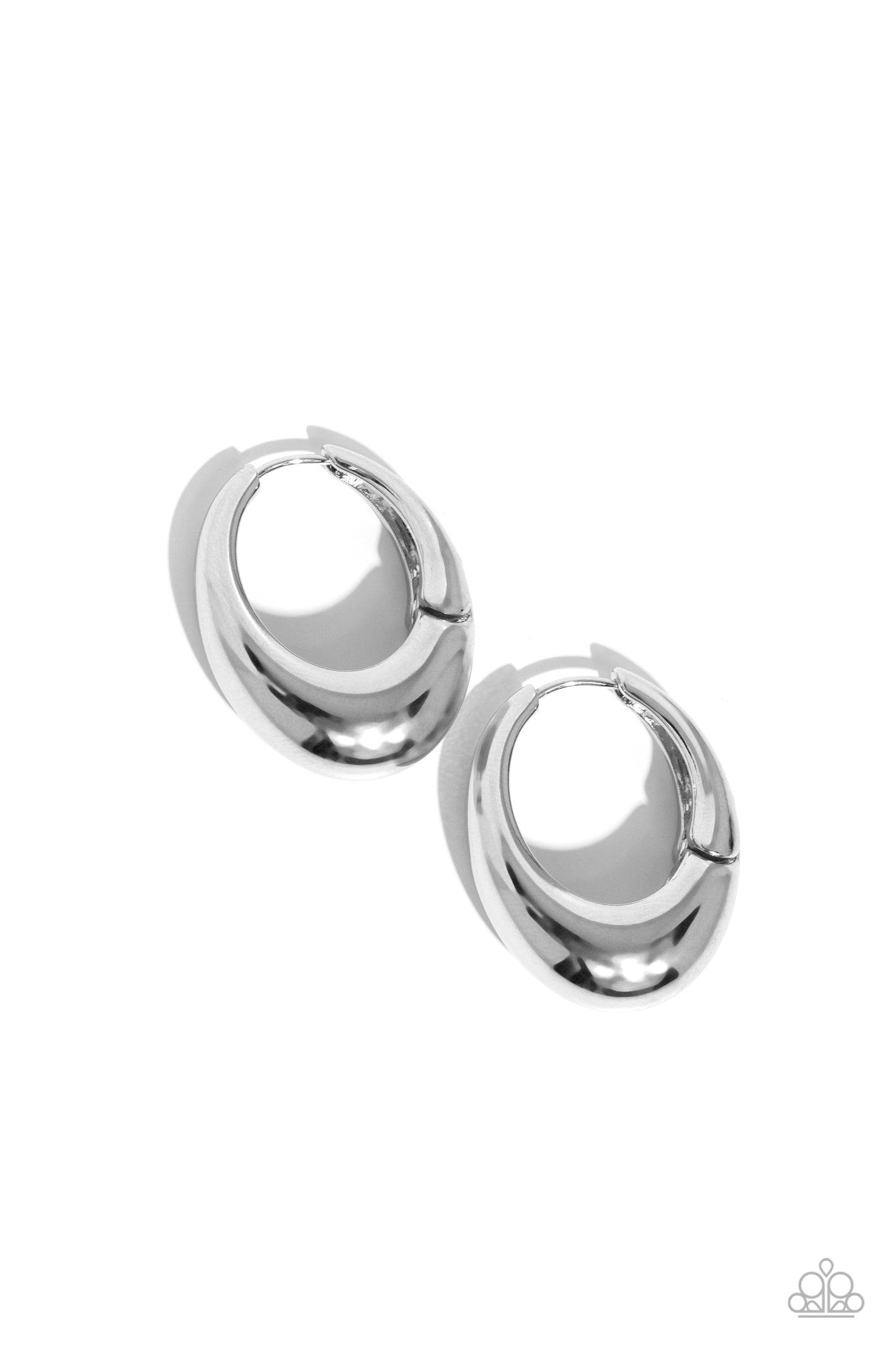 Oval Official Silver Earrings - Jewelry by Bretta