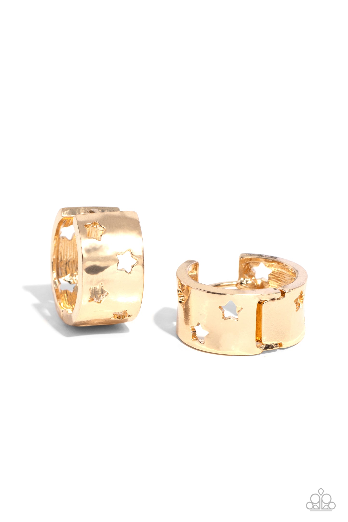 Setting the STAR High Gold Earrings - Jewelry by Bretta