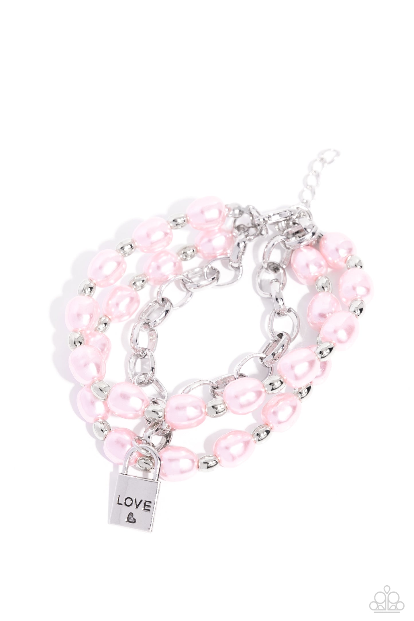 LOVE-Locked Legacy Pink Bracelet - Jewelry by Bretta