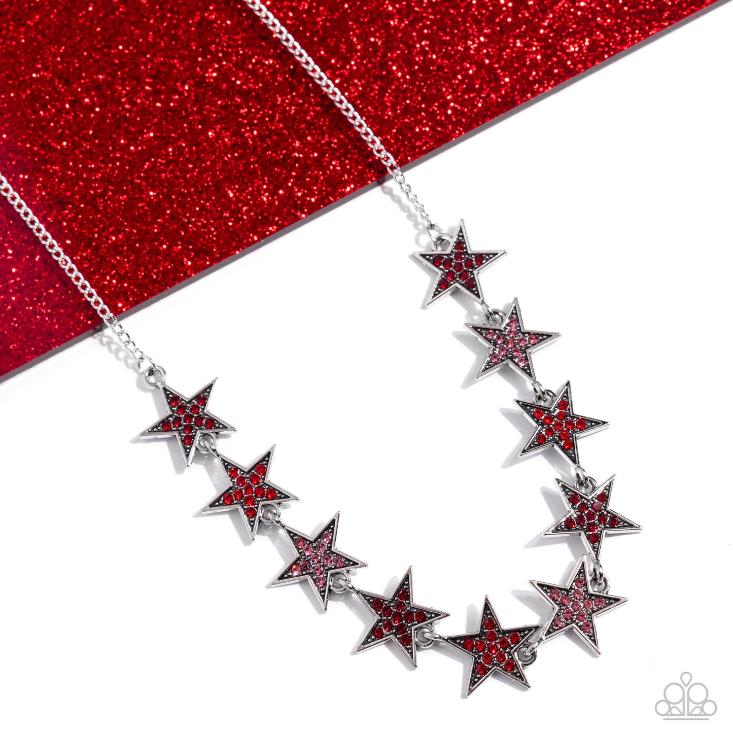 Star Quality Sensation Red Star Necklace - Jewelry by Bretta