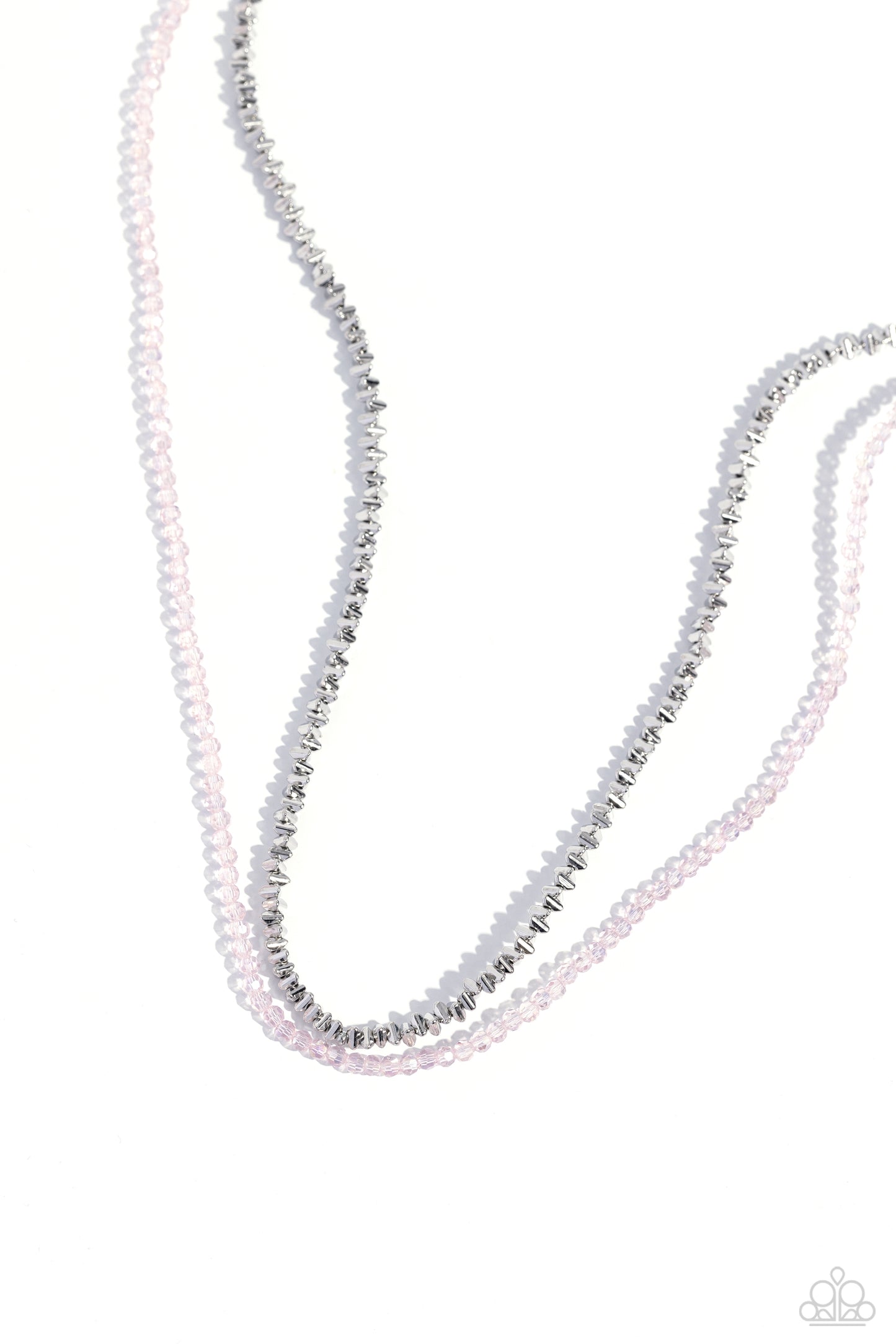 White-Collar Week Pink Necklace - Jewelry by Bretta
