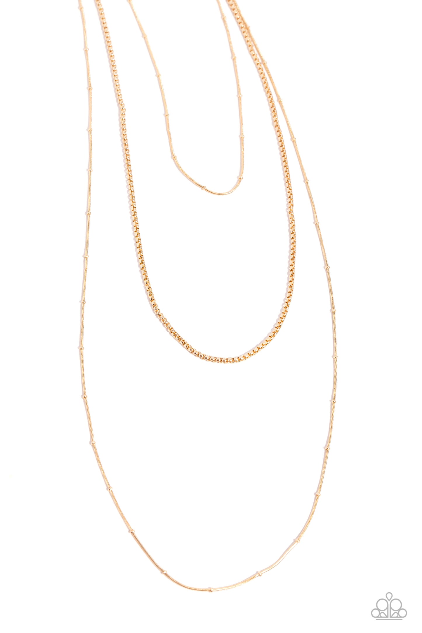 Layer Lockdown Gold Necklace - Jewelry by Bretta