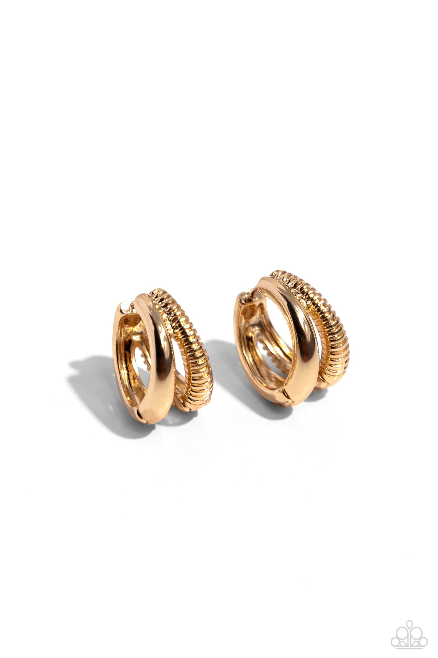 Textured Tremolo Gold Earrings - Jewelry by Bretta