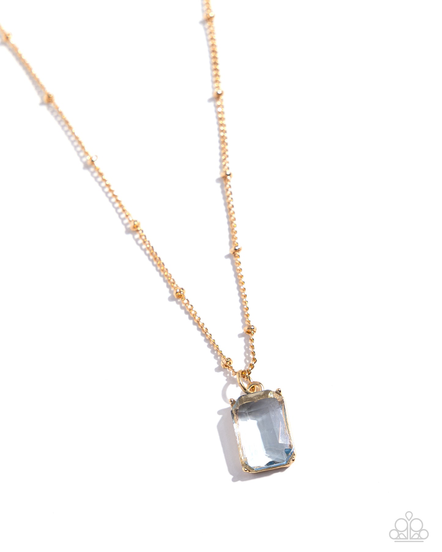 Suave Simplicity Blue Necklace - Jewelry by Bretta