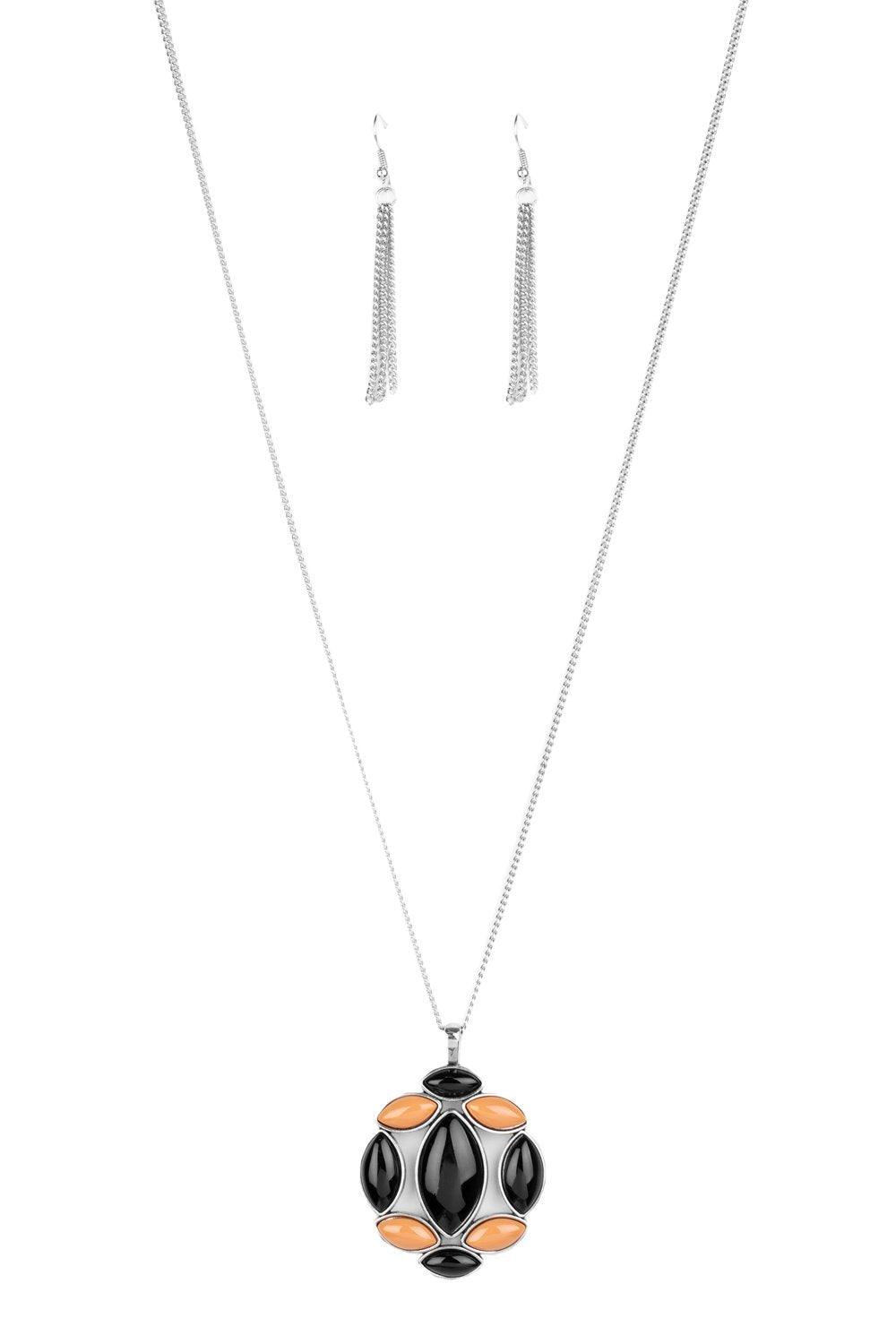 Paparazzi Accessories-Chromatic Cache - Black Necklace