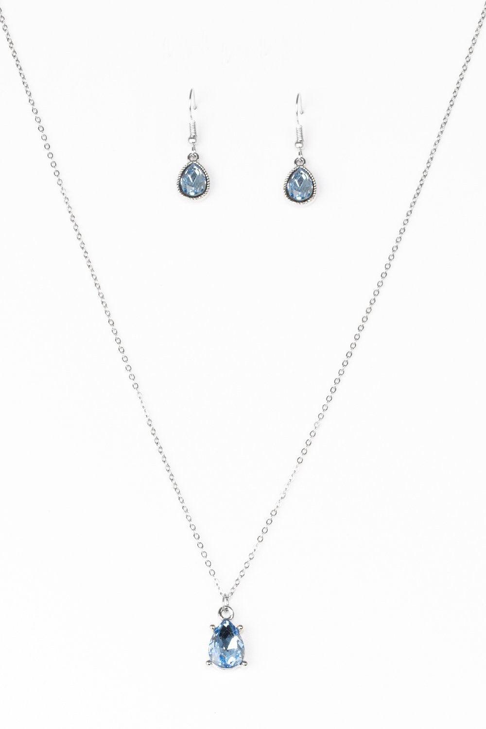 Classy Classicist Blue Necklace - Jewelry By Bretta