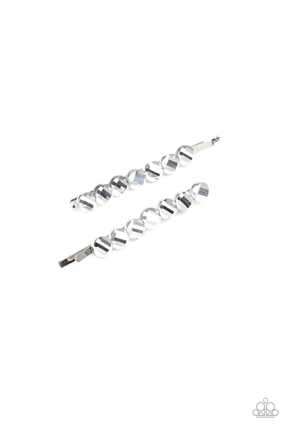 Easy On The Hairspray Silver Hair Clip - Jewelry by Bretta