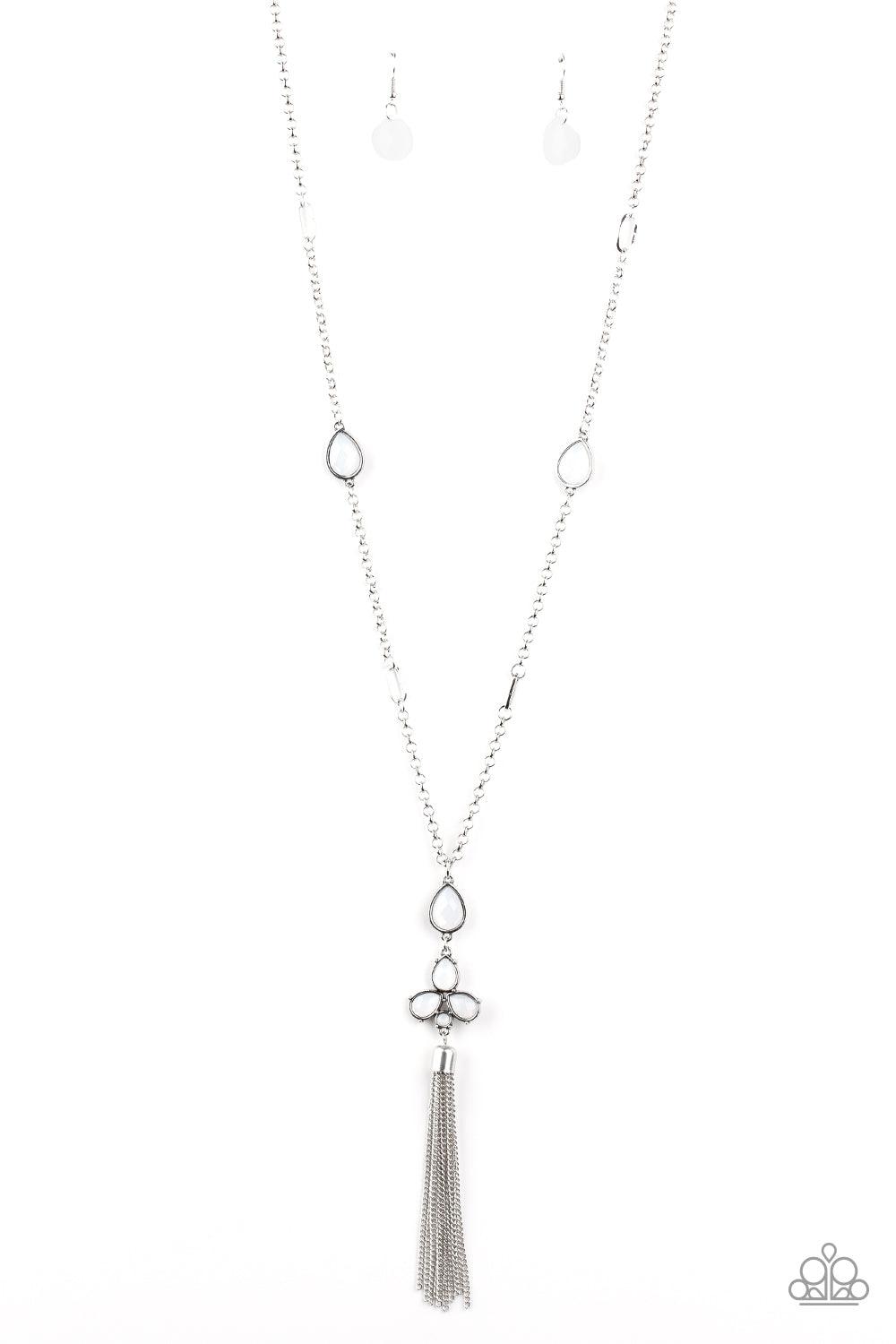 Paparazzi Accessories-Eden Dew - White Necklace