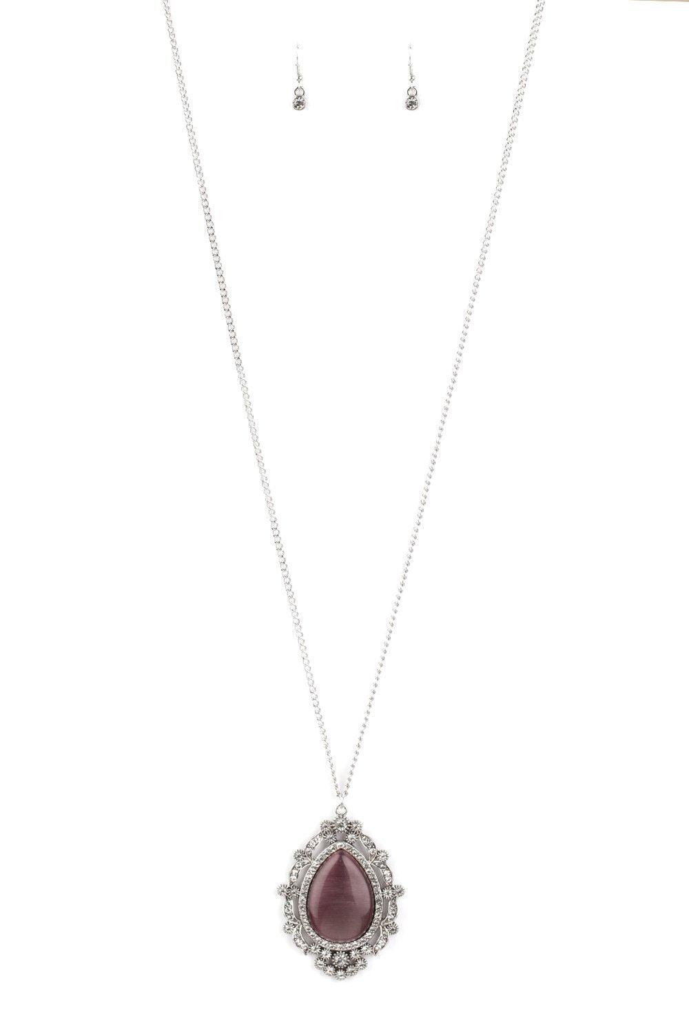 Paparazzi Accessories-Frozen Gardens - Purple Necklace