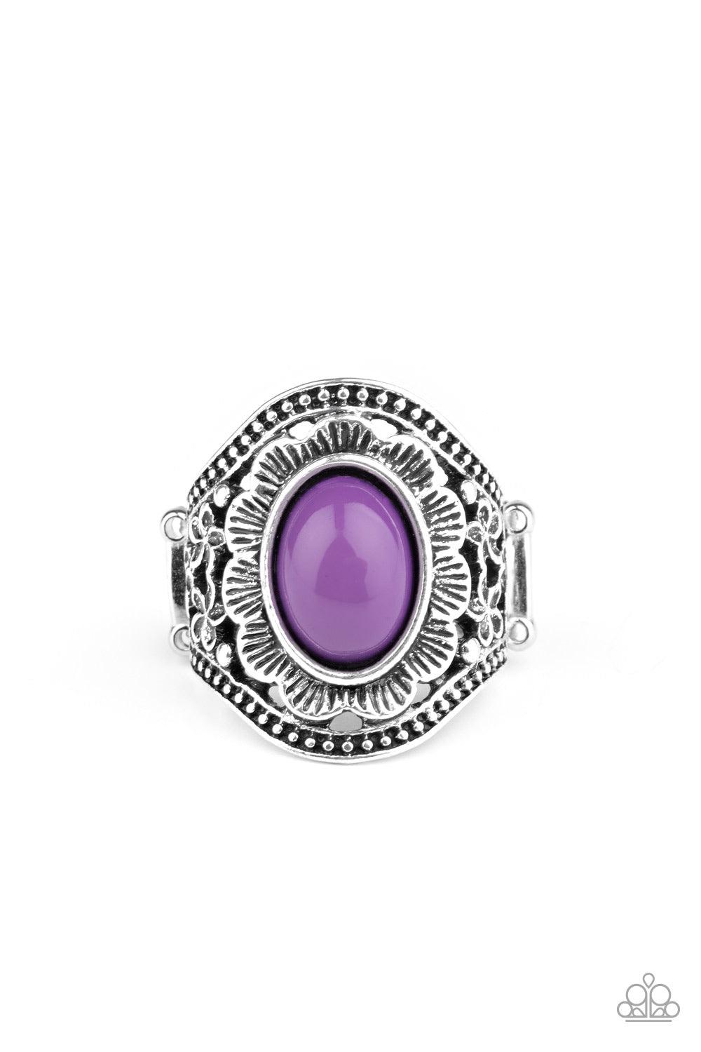 Paparazzi Accessories-Garden Tranquility - Purple Ring
