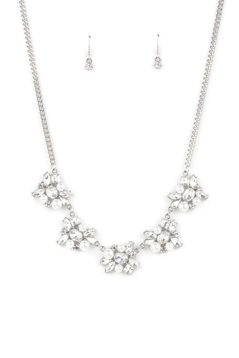 Paparazzi Accessories-HEIRESS of Them All - White Necklace
