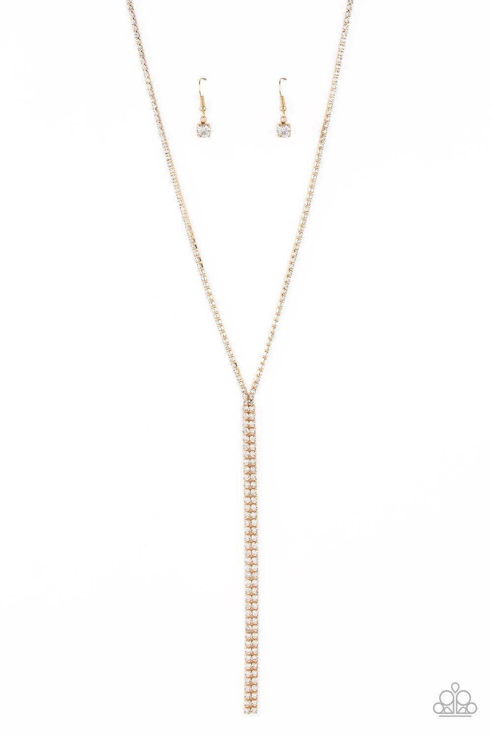 Paparazzi Accessories-Inner STARLIGHT - Gold Necklace