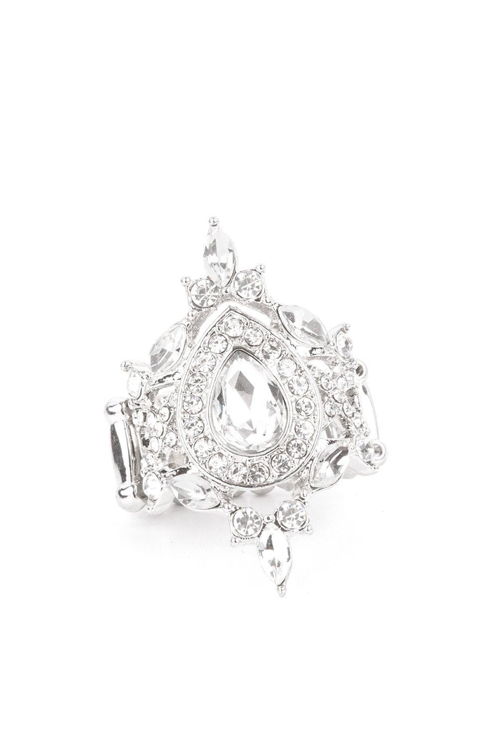Paparazzi Accessories-Mega Stardom - White Ring