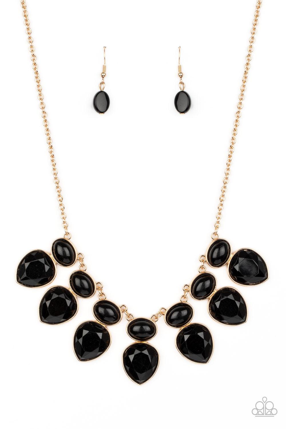 Paparazzi Accessories-Modern Masquerade - Black Necklace