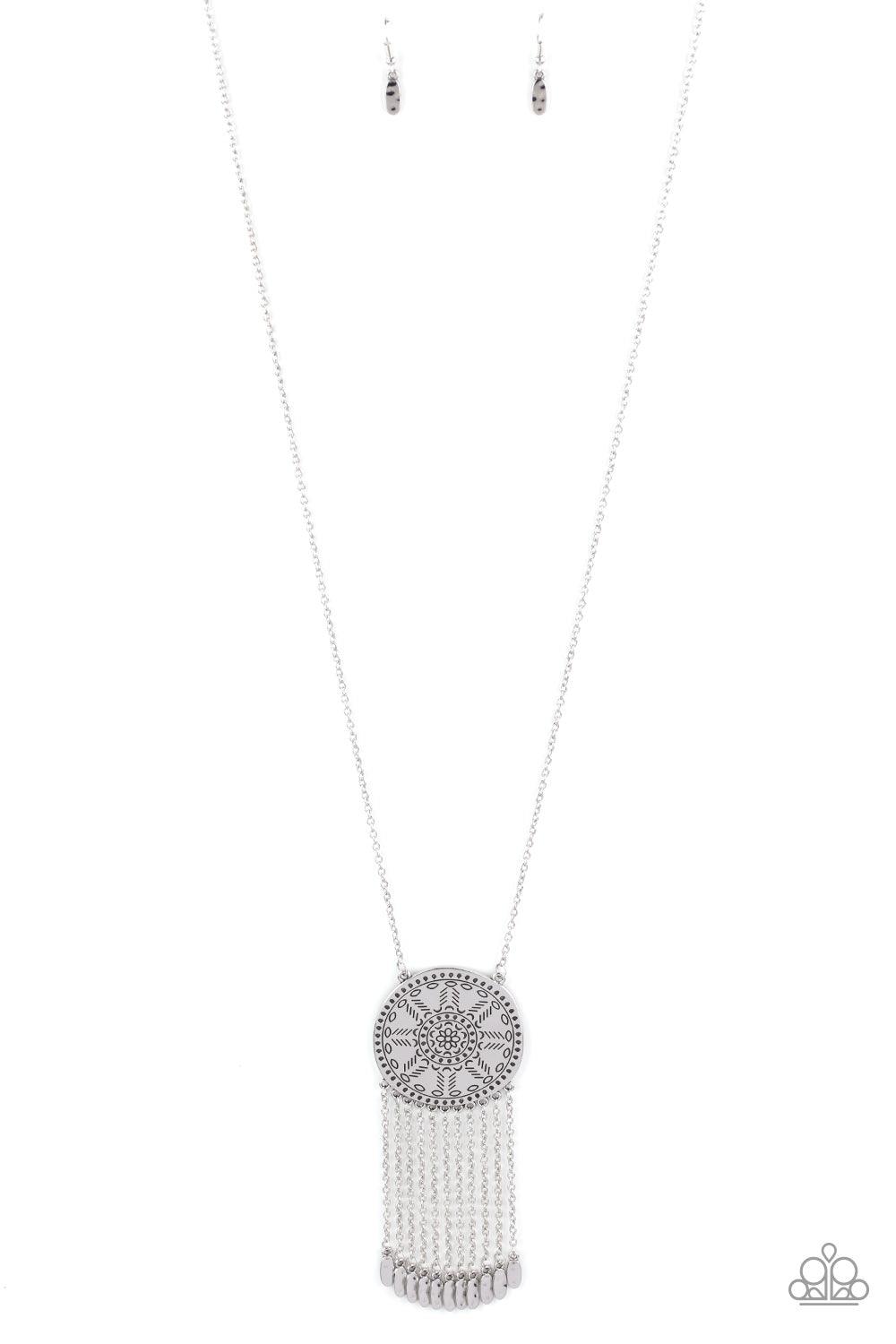 Paparazzi Accessories-Natures Melody - Silver Necklace