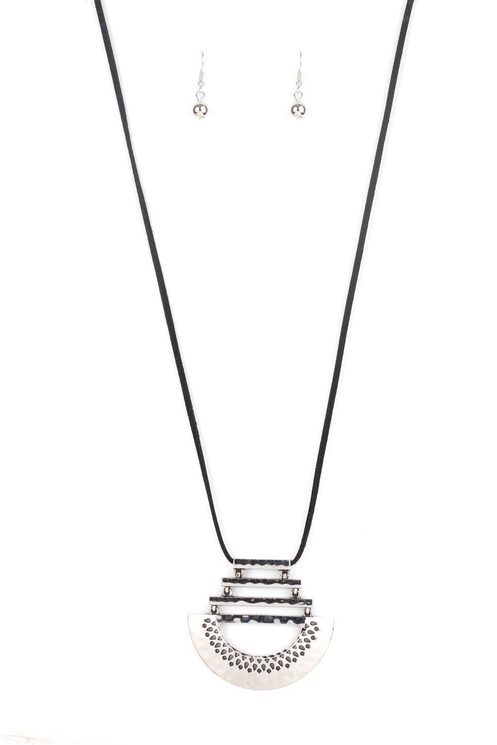 Paparazzi Accessories-Rise and SHRINE - Black Necklace