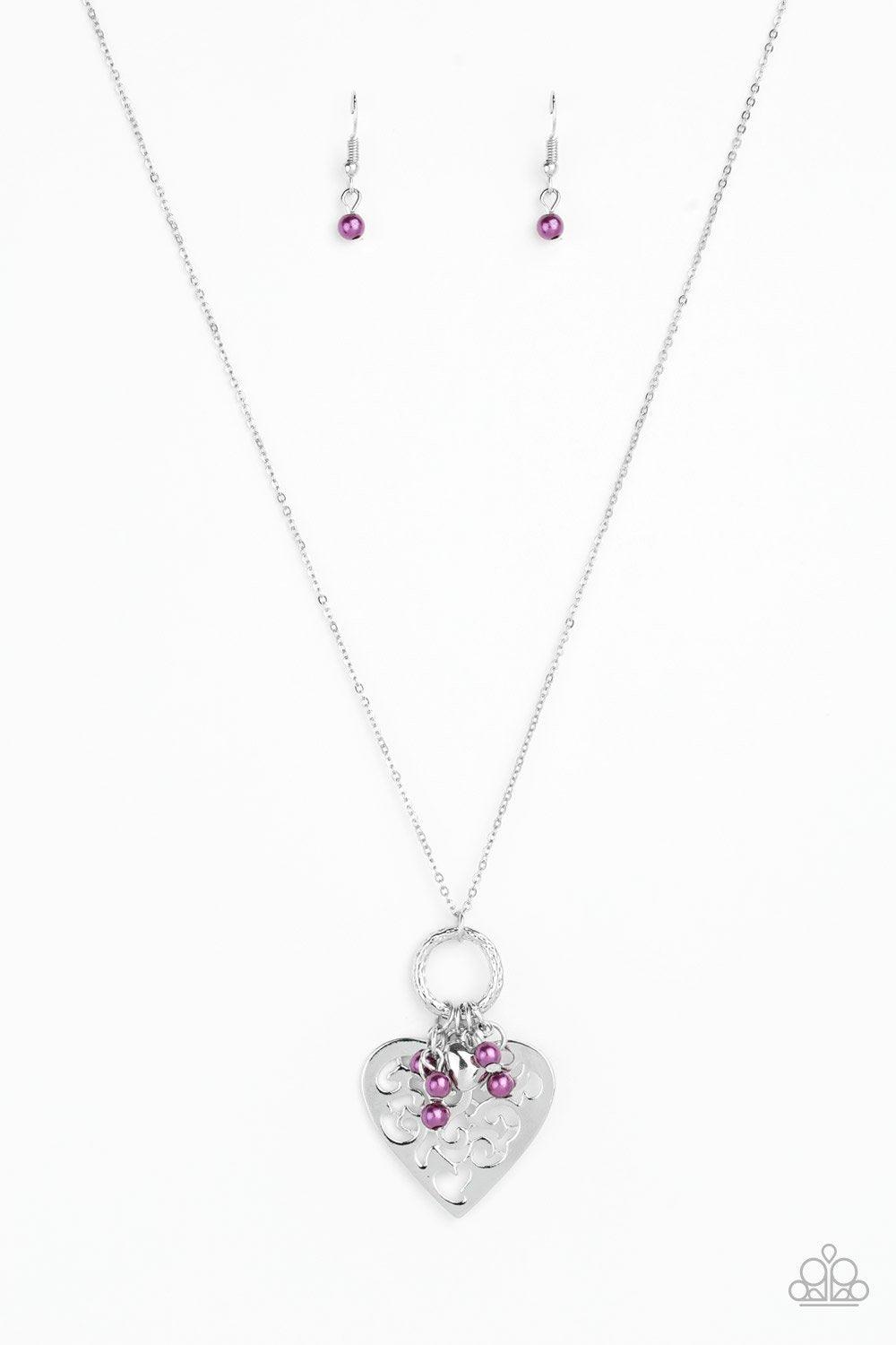 Paparazzi Accessories-Romeo Romance - Purple Necklace