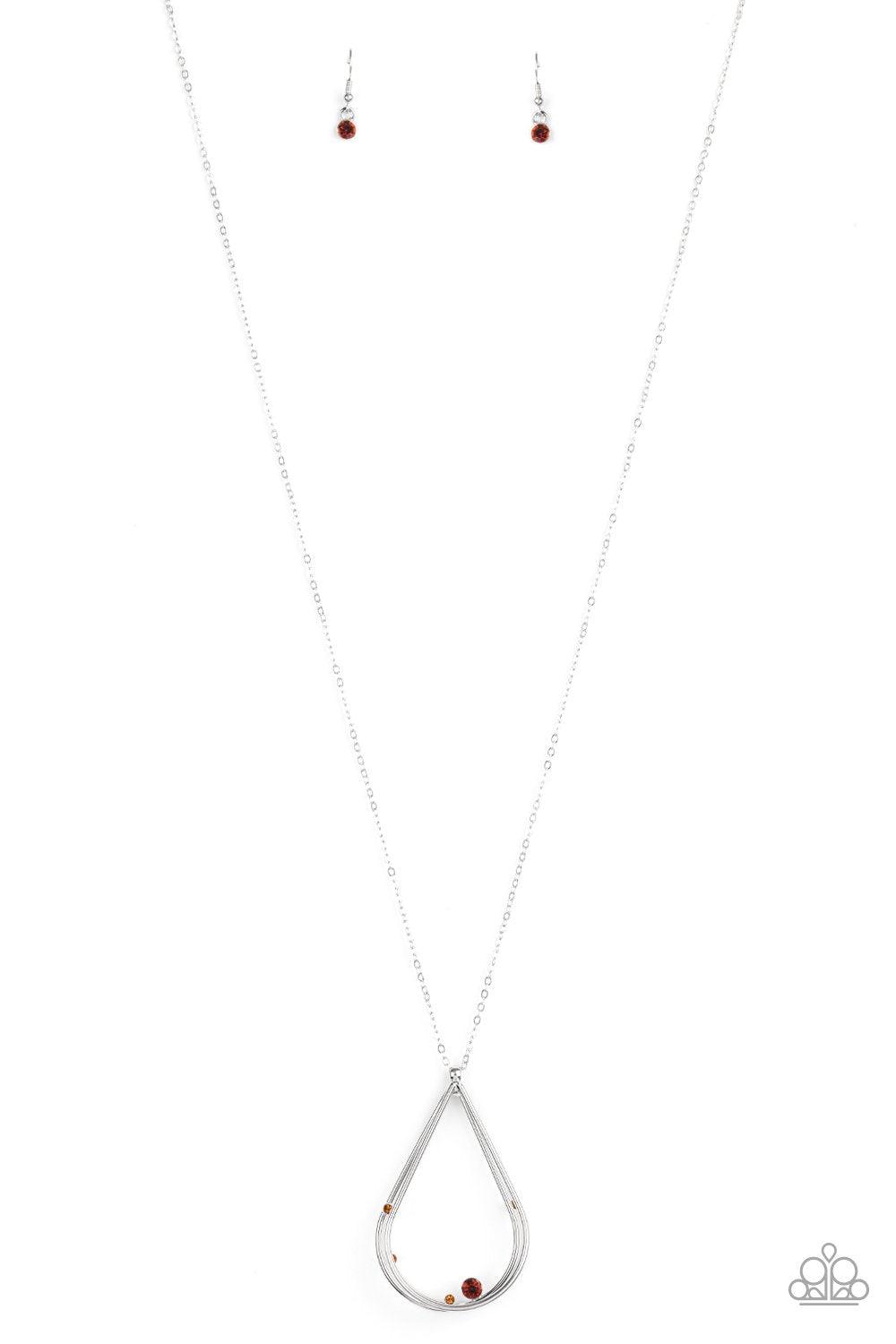 Paparazzi Accessories-Royal REIGN-Storm - Brown Necklace