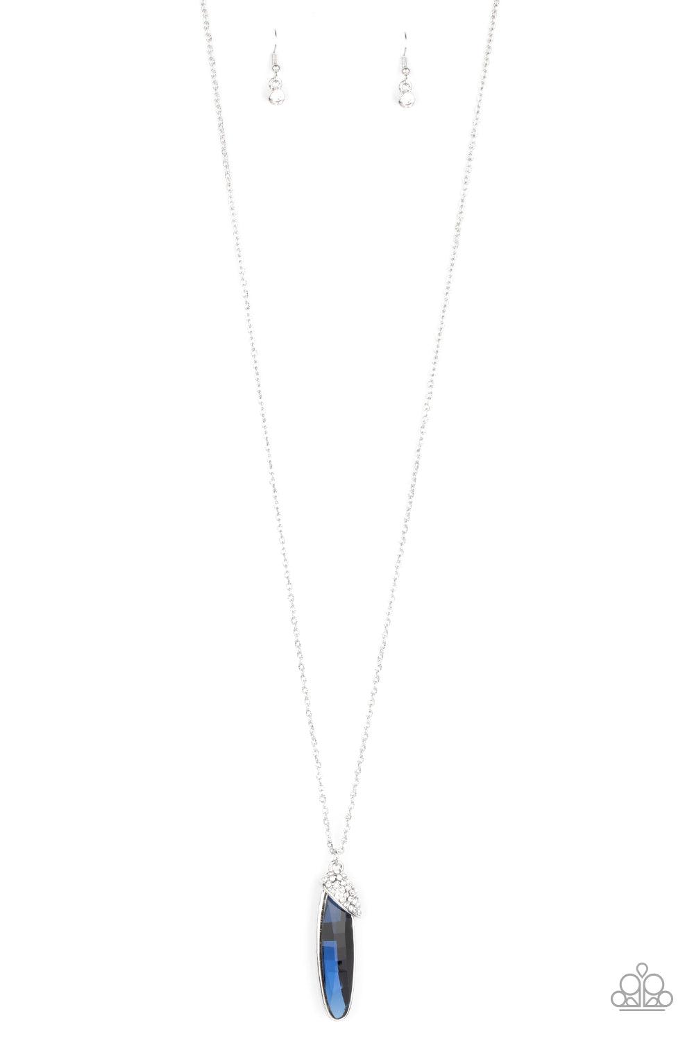 Paparazzi Accessories-Spontaneous Sparkle - Blue Necklace
