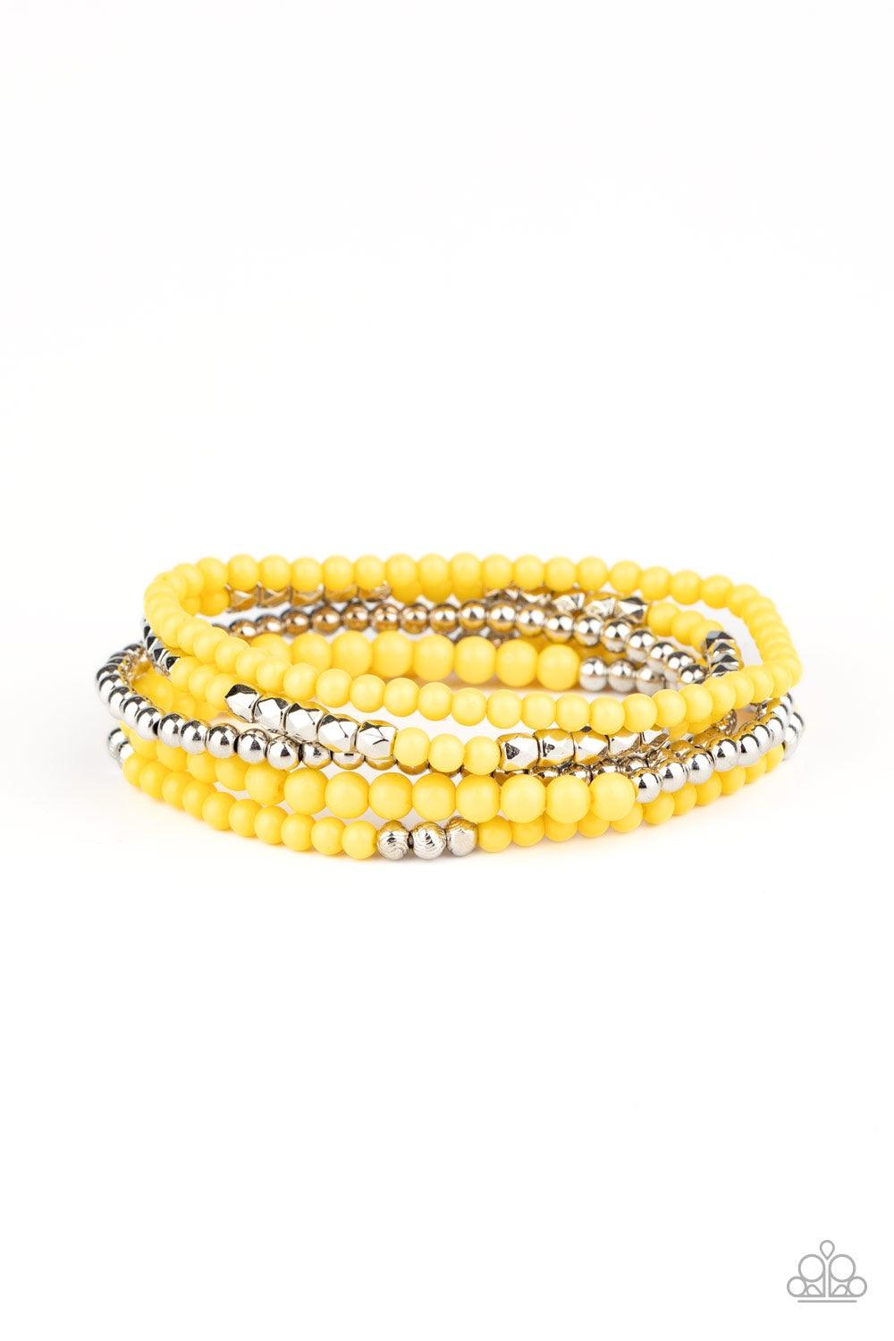 Stacked Showcase Yellow Bracelet - Jewelry by Bretta