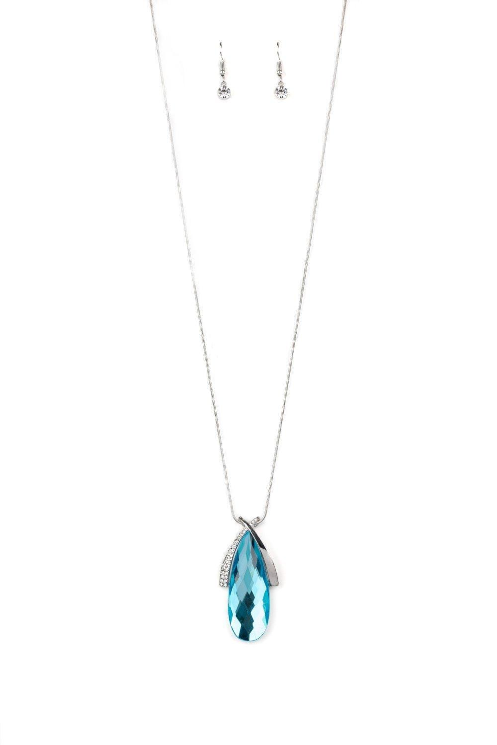 Paparazzi Accessories-Stellar Sophistication - Blue Necklace